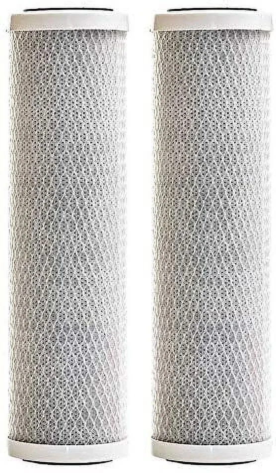 Water Filtration Premium with 2 Pack, Chlorine, 10" x 2.5" - Carbon 10" x 2.5" Model C42B07