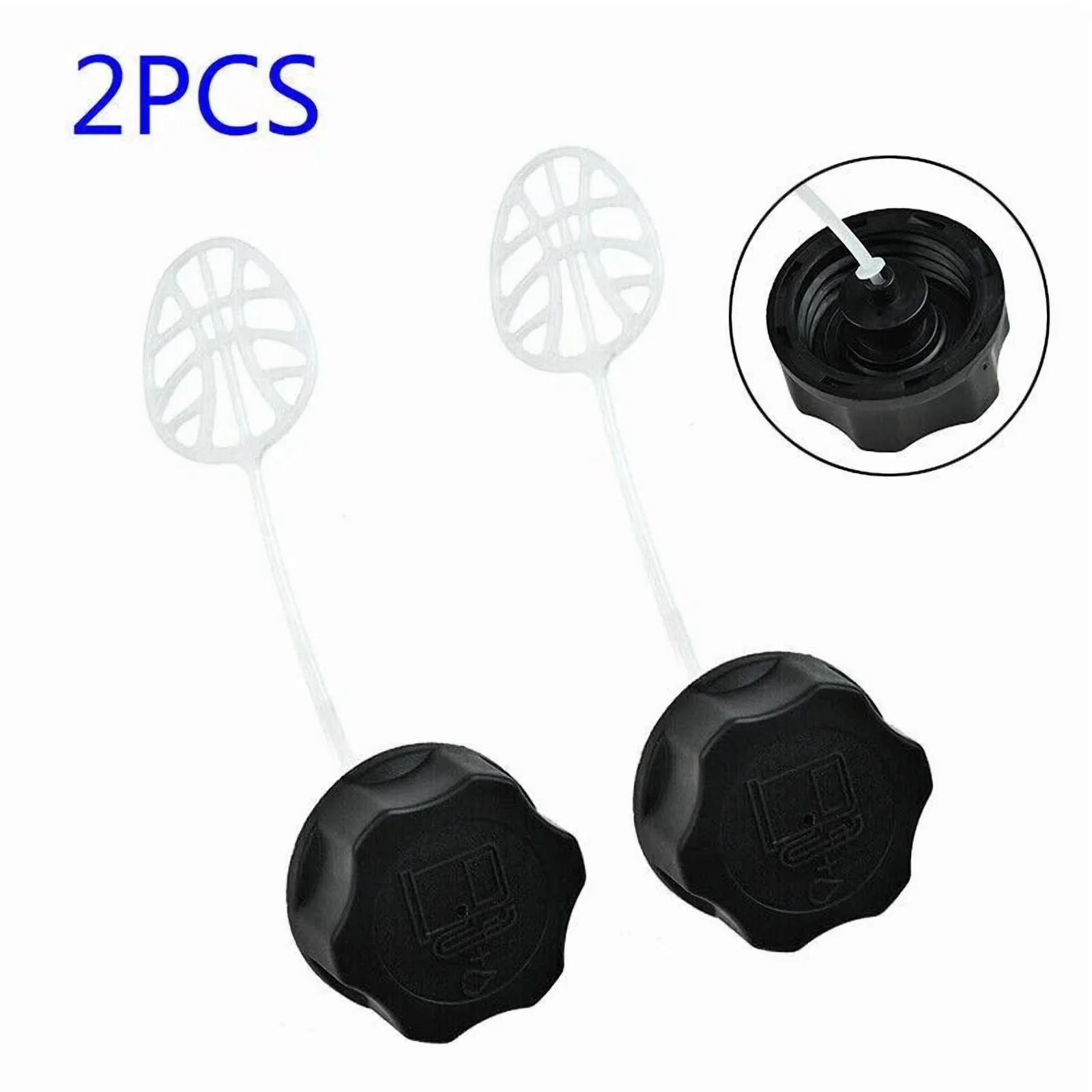 Versatile Replacement Parts Accessory with 2Pcs Garden Engine Fuel Tank Cap Cover - Model D9ECEA