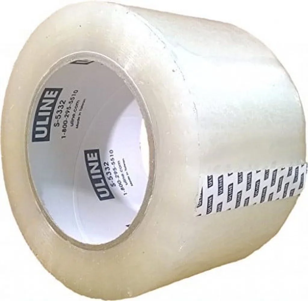 Stylish Moving with Packing Tape, Pack of 4 - Acrylic Clear 3 Inch - Long-Lasting Performance Model 2CB329