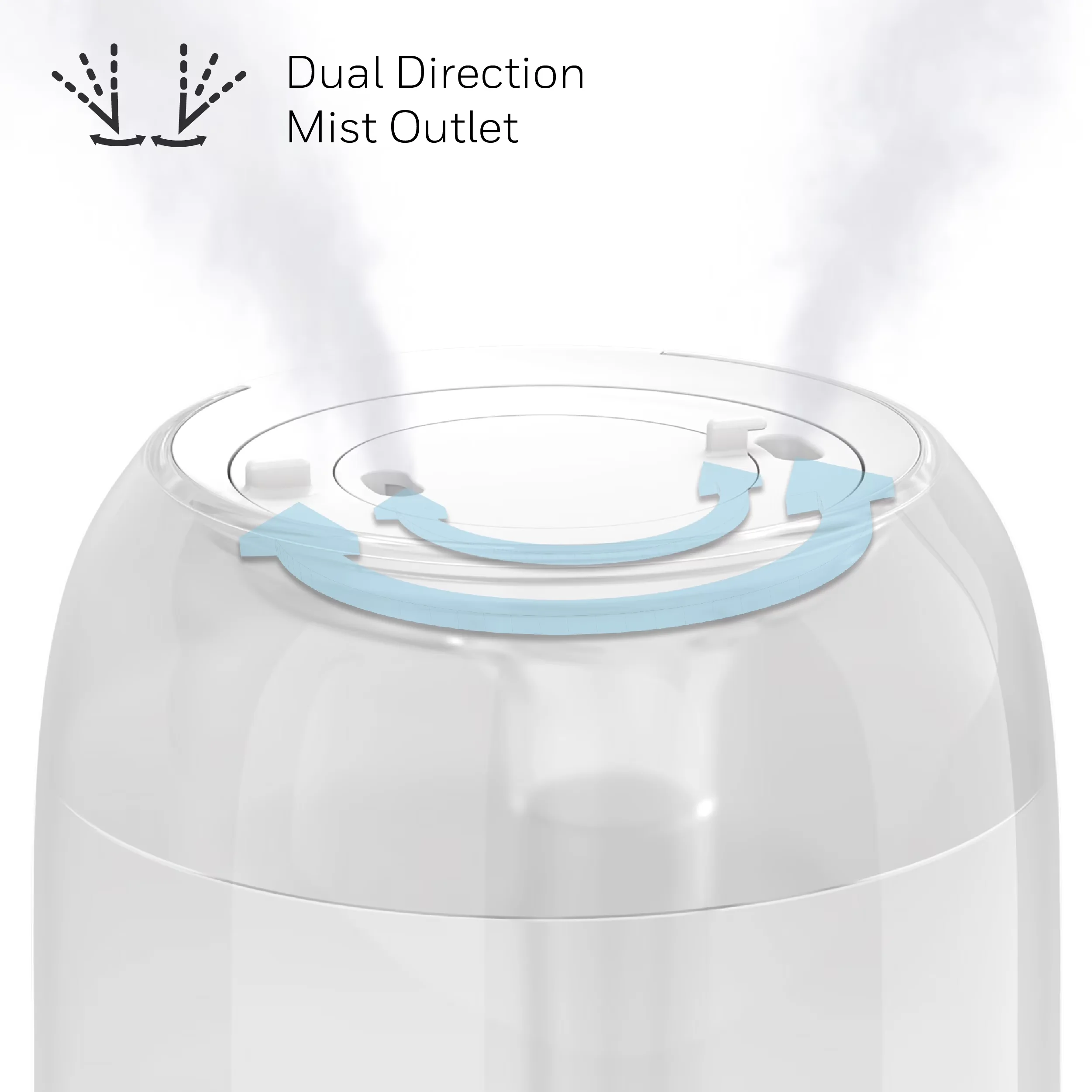 Humidifier Compact with Automatic Shut-Off - White HUL545W - Quality Construction Model FD6226