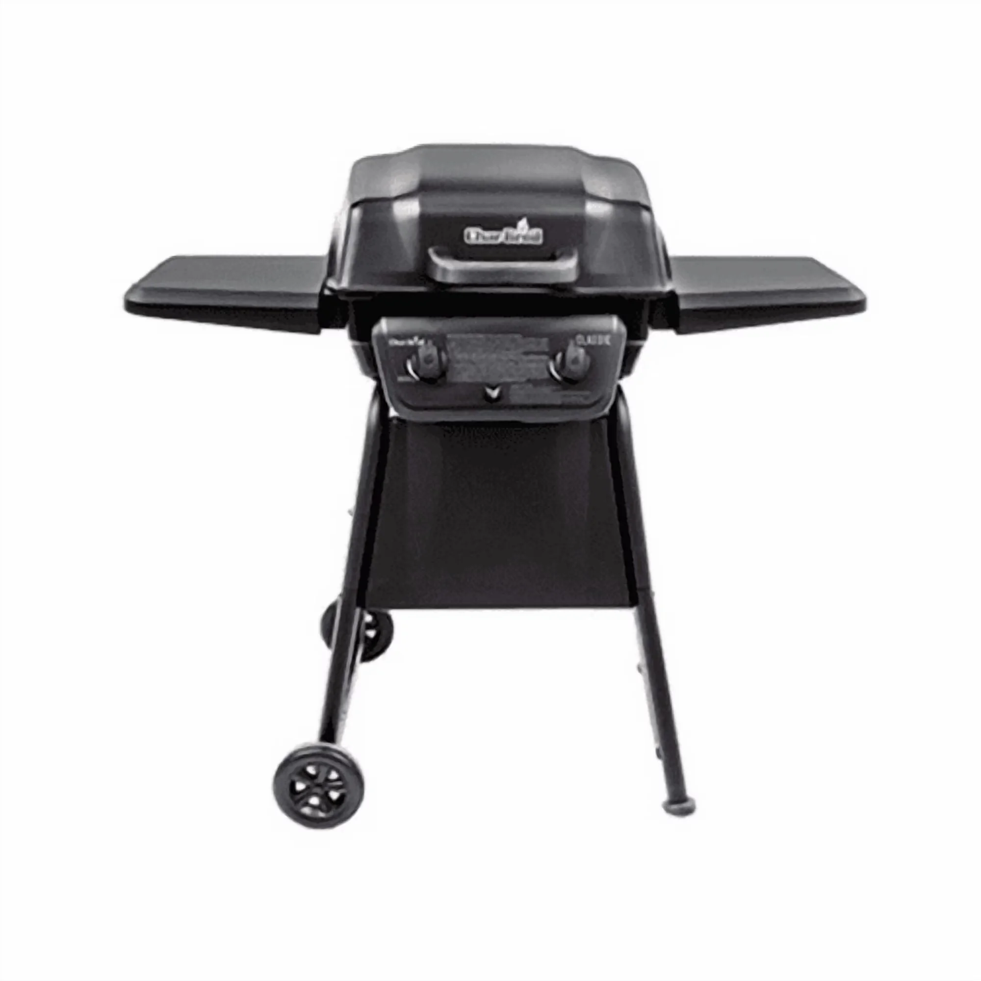 Gas Grill Professional with Warming Rack, 20,000 BTUs of cooking power - Black Stainless Steel Model 55AB44