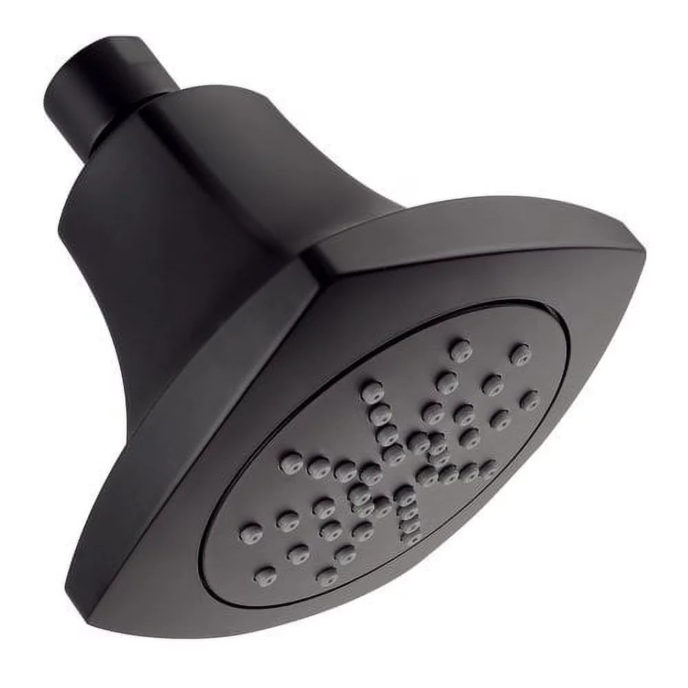 Shower Head Quality with Brass ball joint with polymer body, Brushed Nickel - Brass Silver Model 7A8271