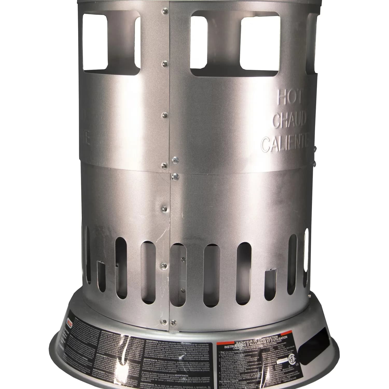 Durable Portable And Electric Space Heater with 80000 BTU, Automatic Shutoff, Regulator - Gray Model 9EA94E