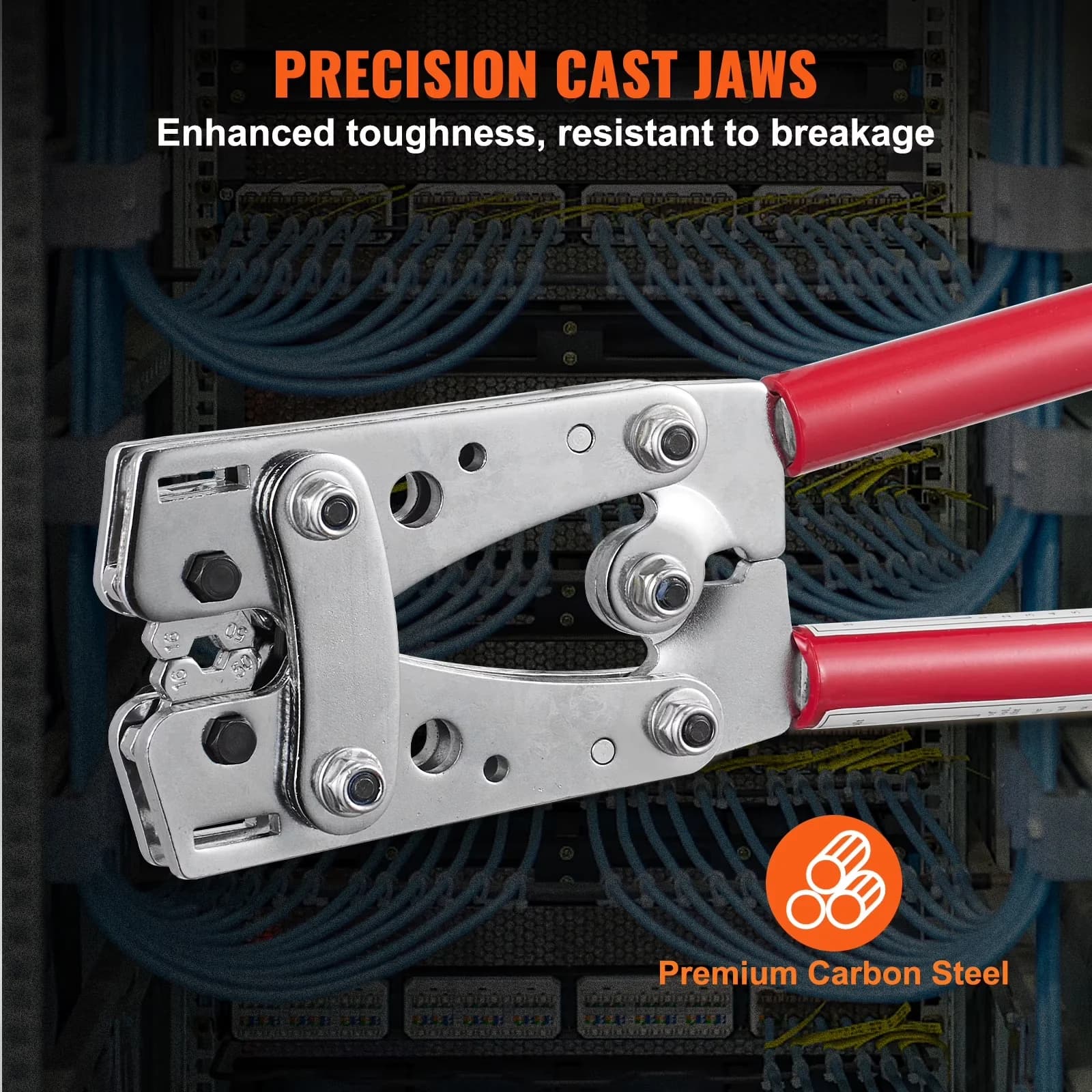 Woodworking Professional with Suitable, Wire Lug Crimping Device - Orange Model 74A5A6