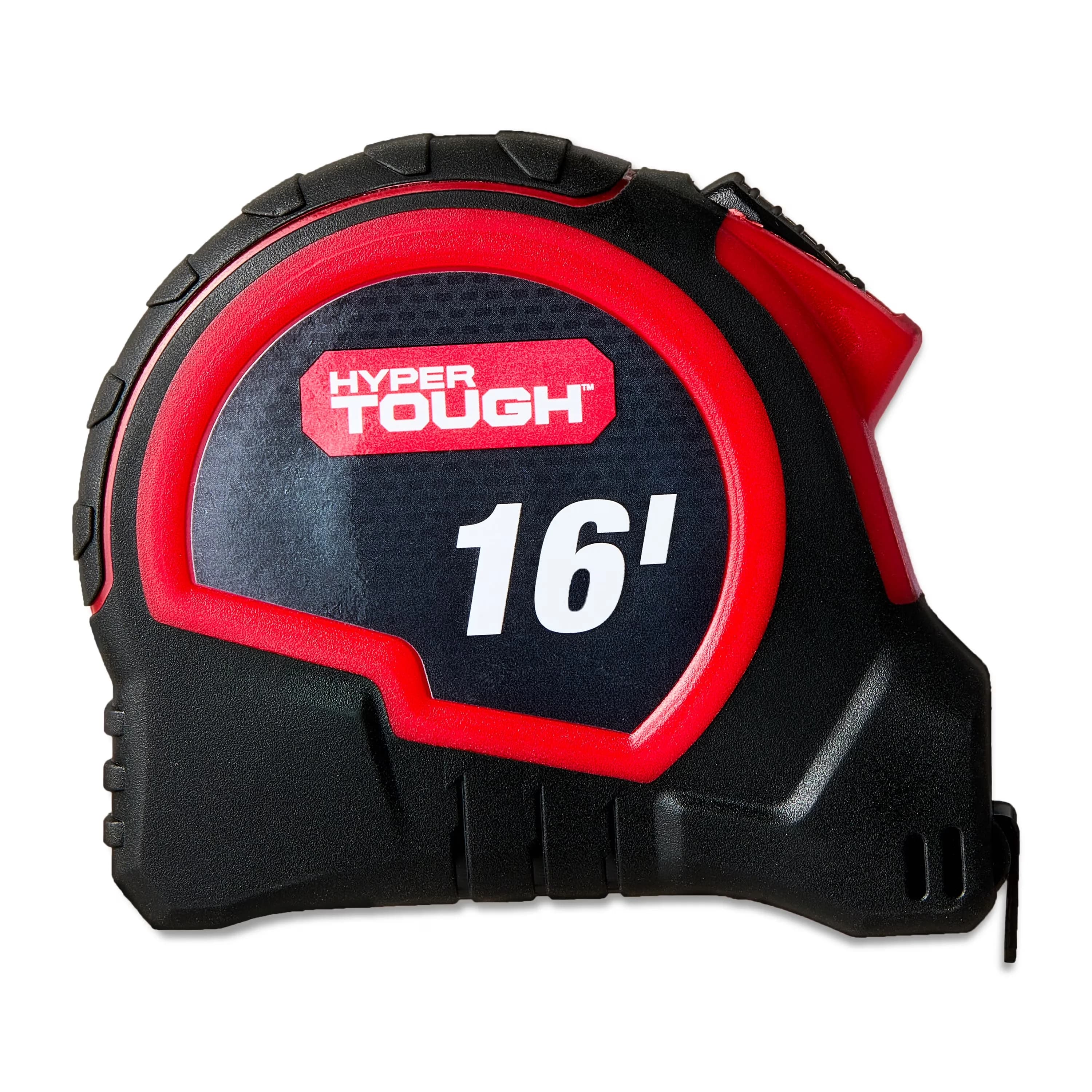 Modern Measuring Layout with 16ft. Self Lock Steel Tape Measure, Easy and precise readability - Red Steel Model 720312