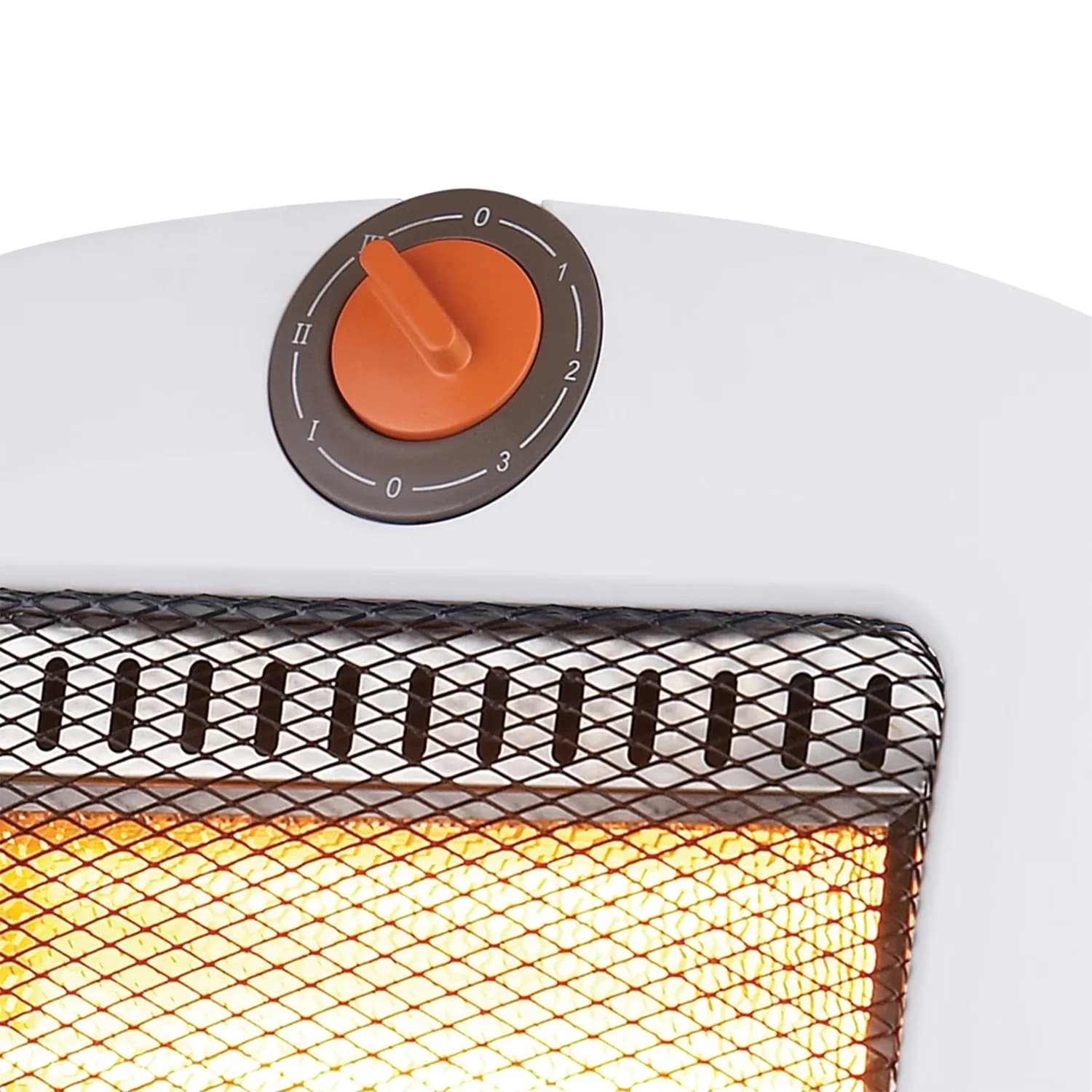 Stylish Portable And Electric Space Heater with 1000W, Automatic Shutoff - White Model 0C60DC