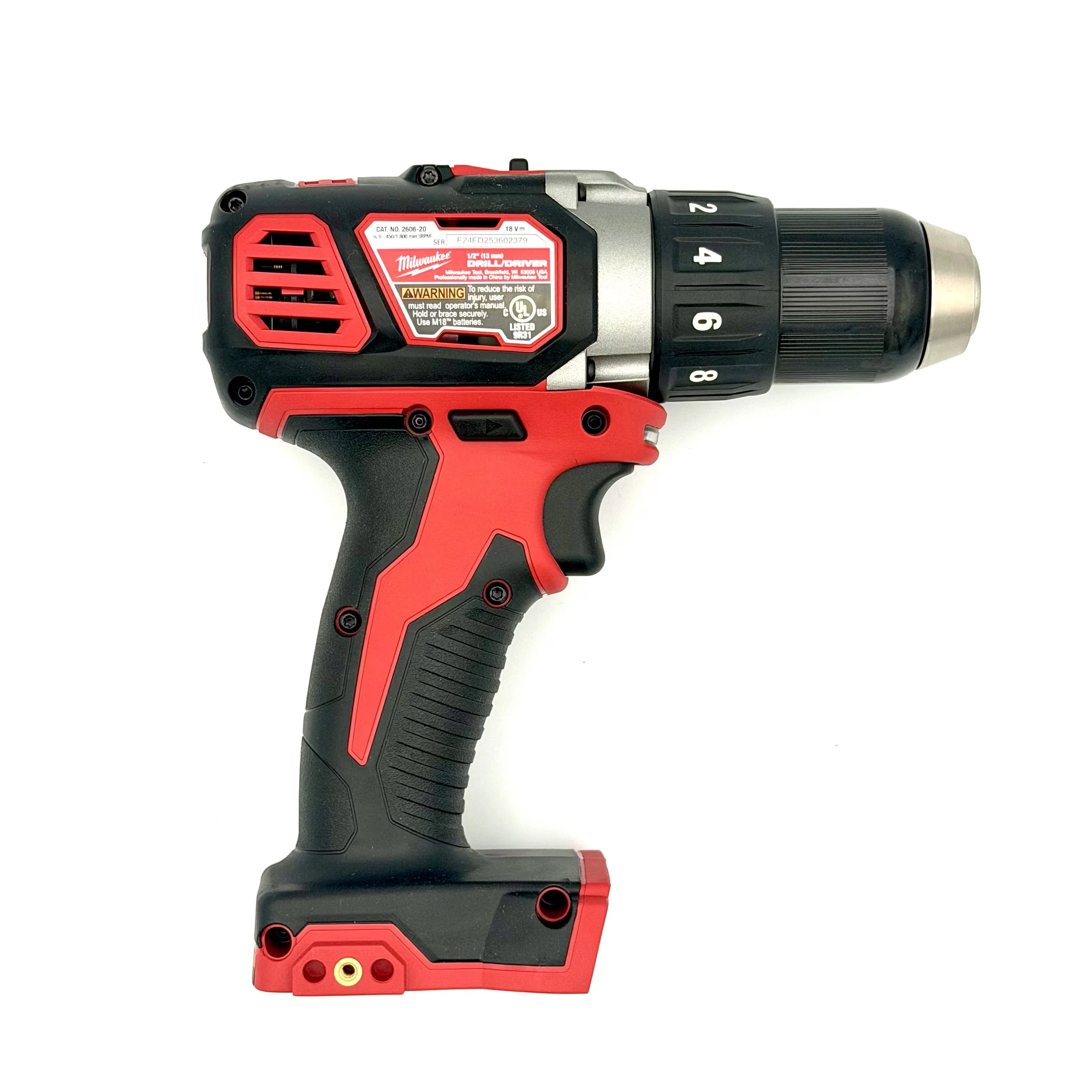 Essential Drills Driver with Battery, 18V, M18 18V 1/2 in. Cordless Drill - Black Model 77220F