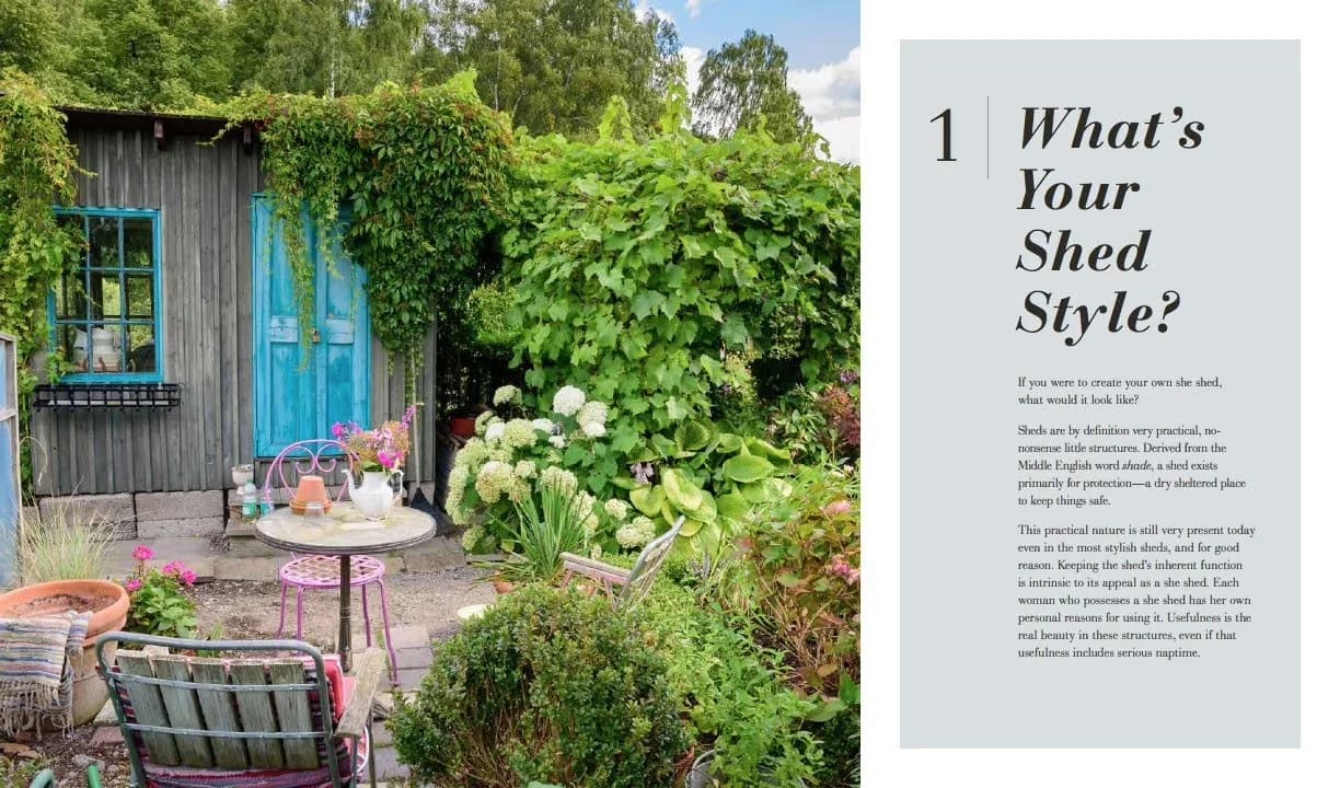 Durable Shed with Page Count: 176, (Hardcover), She Sheds: A Room of Your Own - Model 1E8BD6
