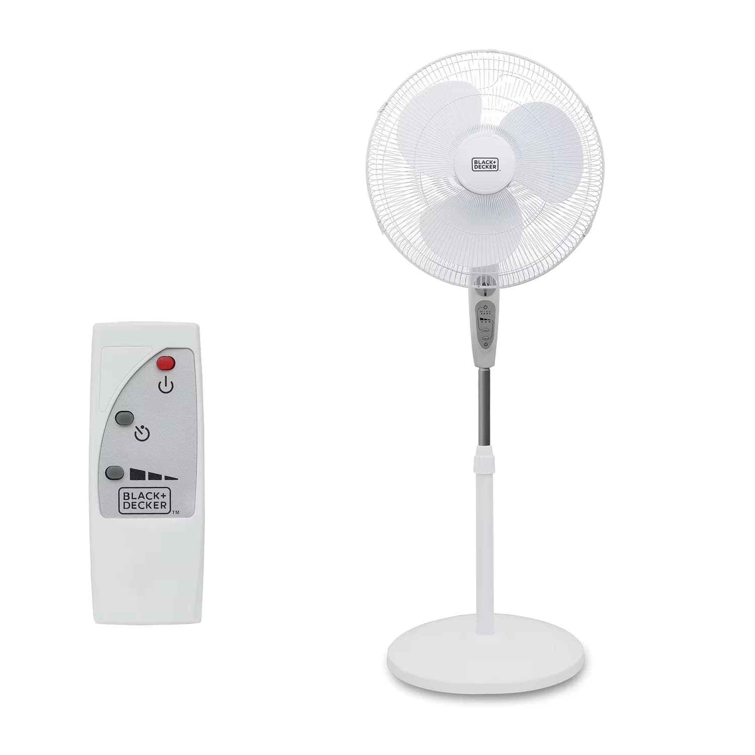 Stylish Fans In Cooling with Adjustable Height, 65-watt power draw, (White) - Plastic, Steel, Copper White Model 275141