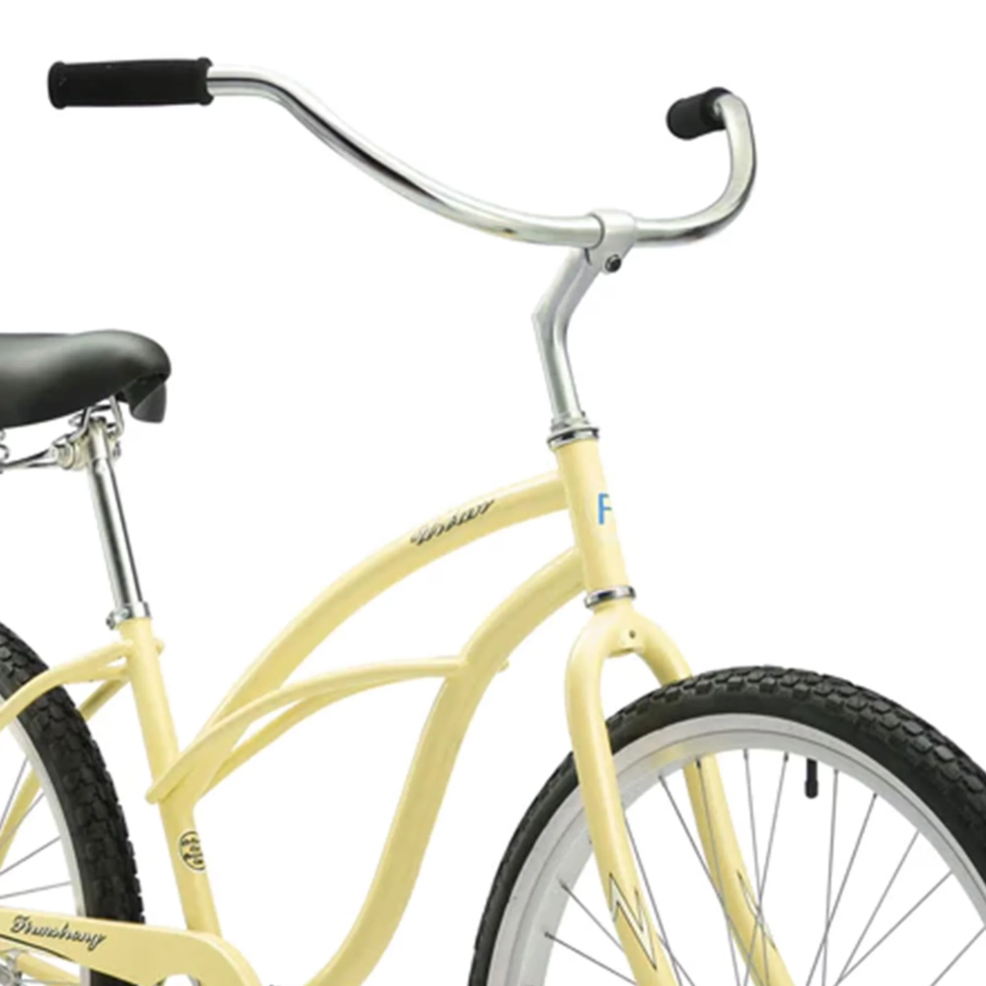 Modern Cruiser Bike with Adjustable Seat, Wheel measures 26? x 2.125?, 15-inch Bike Frame - White Model EEA5A3