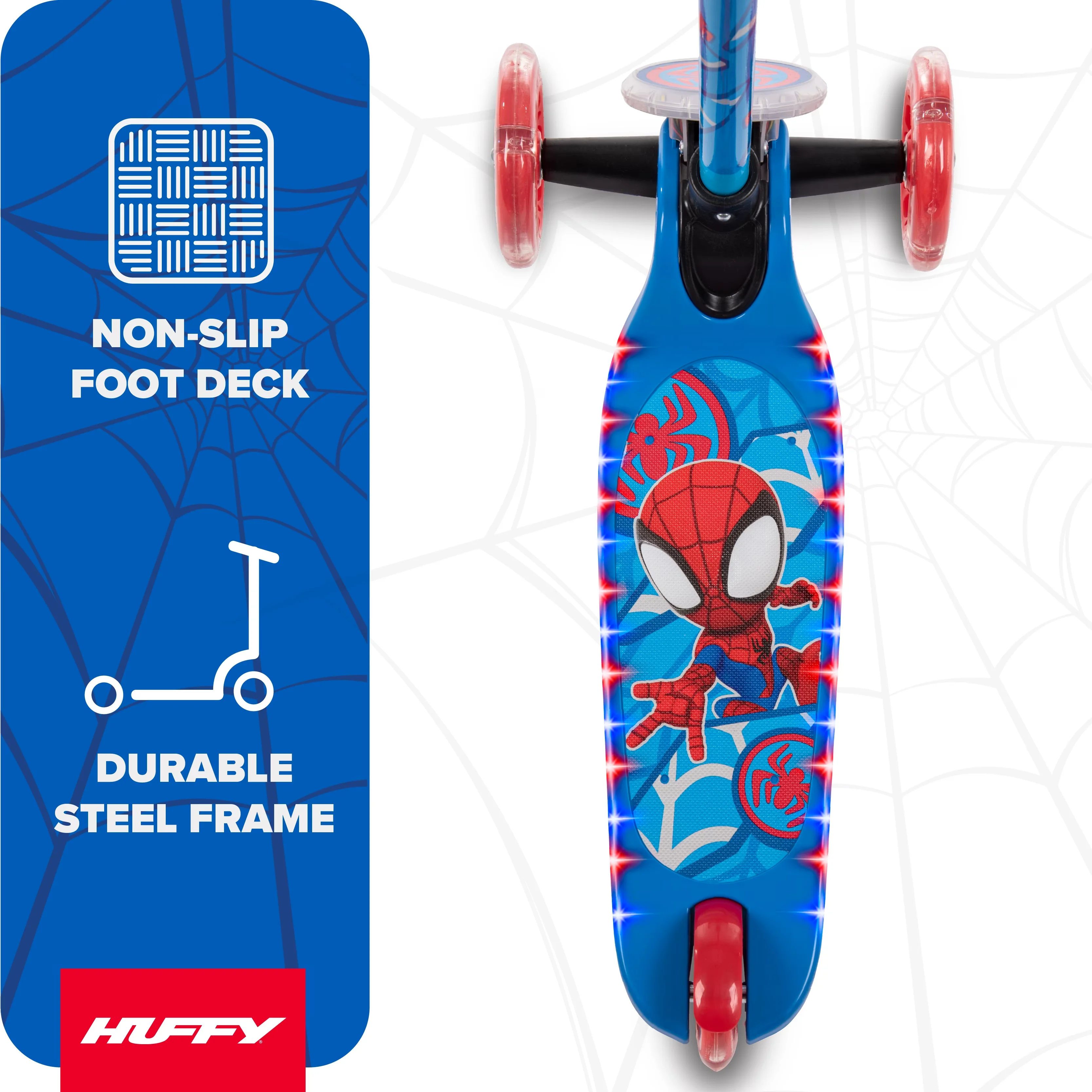 Reliable Scooter with Portable, Boys, Ages 3+ - Plastic Huffy for Home and Office Model 7388B6