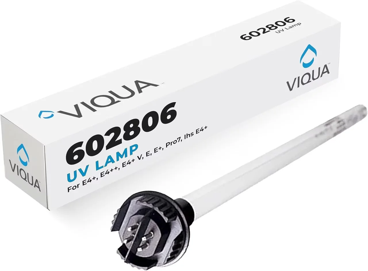 Versatile Water Filtration with Multi Filter, Programmable, Genuine Replacement UV Lamp - Quartz Model F8C4B9
