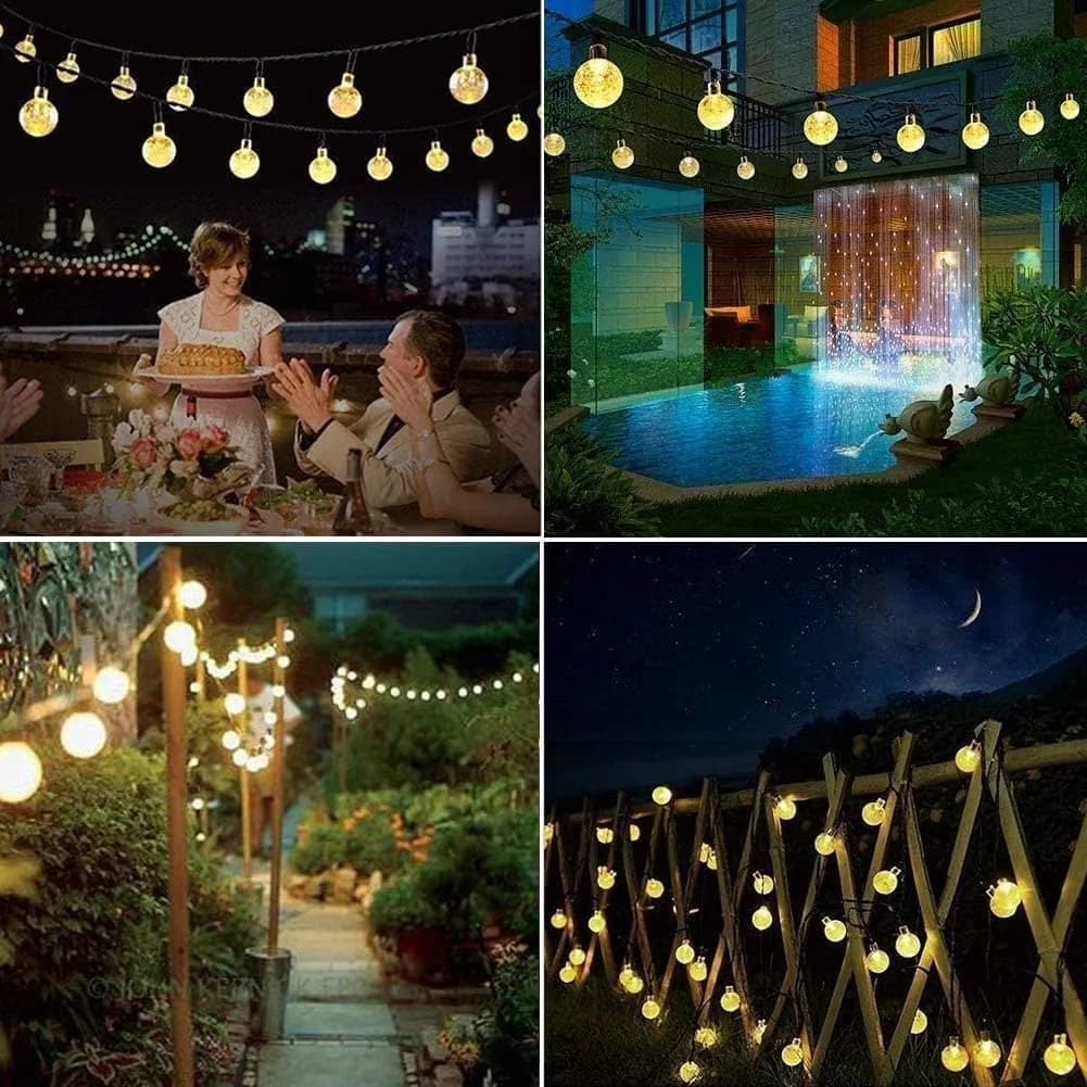 Durable Novelty Light with LED, Solar, Waterproof - White for Patio, Garden Model 0FF783