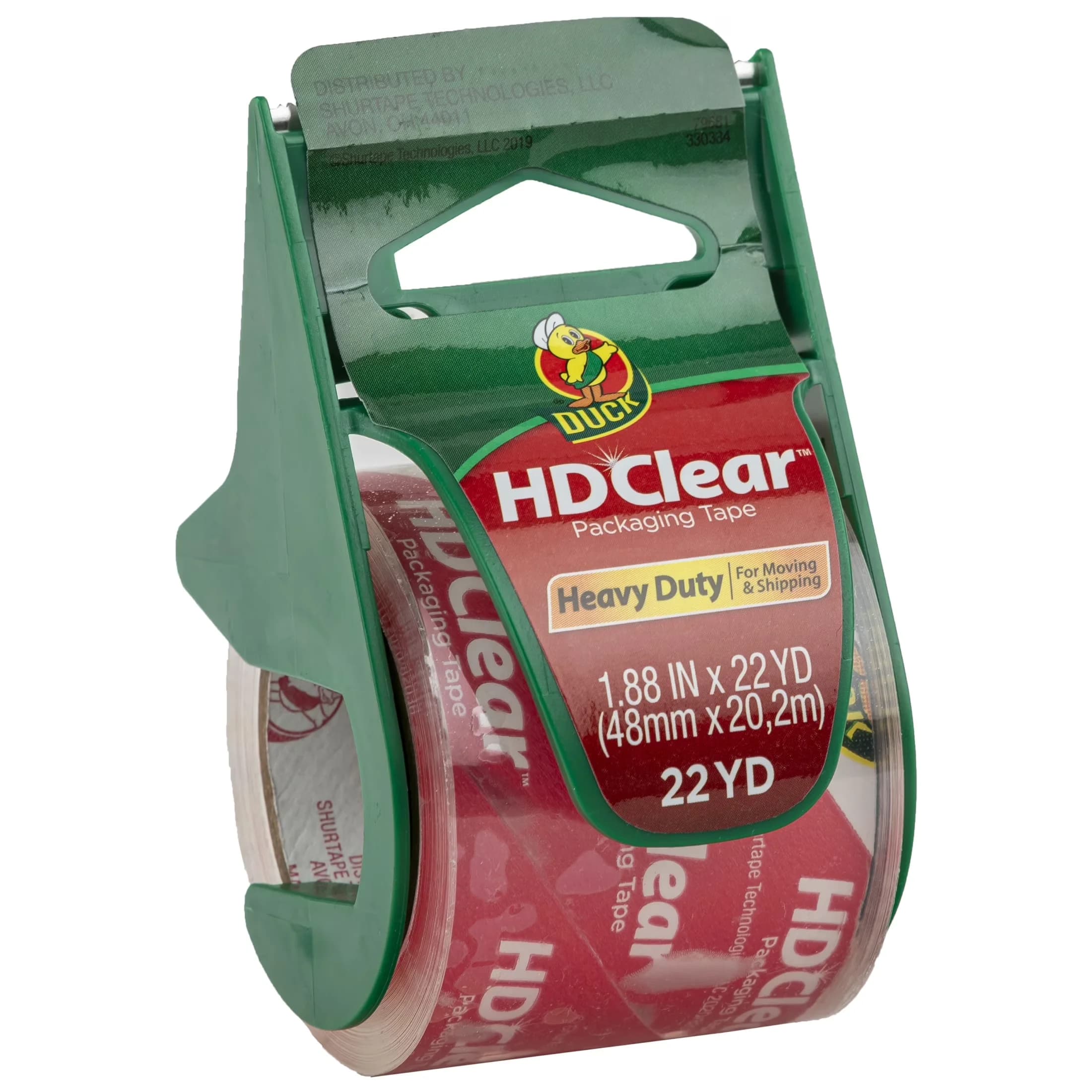 Sleek Moving with Clear, 1.88 in x 22.2 yd, Dispenser - Clear Clear - Modern Design Model C23C88