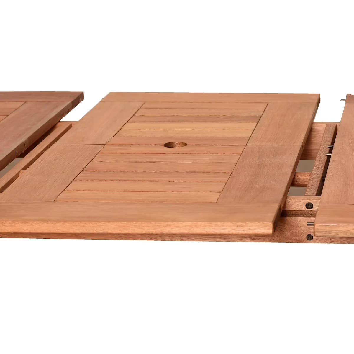 Essential Patio Dining Set with Contemporary, 11-Piece Solid Wood 100% FSC - Eucalyptus Wood White Model 8B7C73