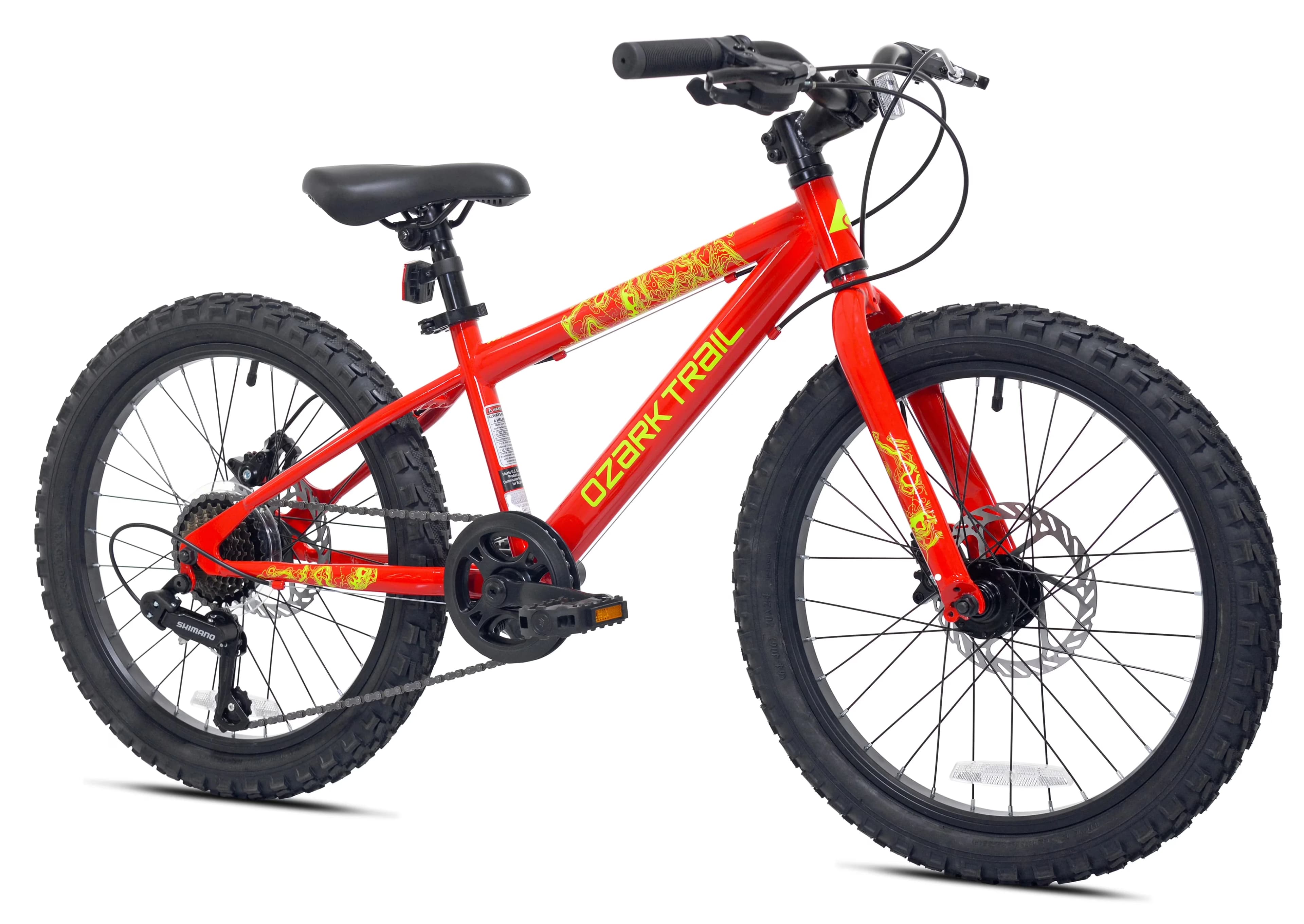 Sleek Mountain Bike with Adjustable Speed, Adjustable Seat Height - Red Model B1EA55