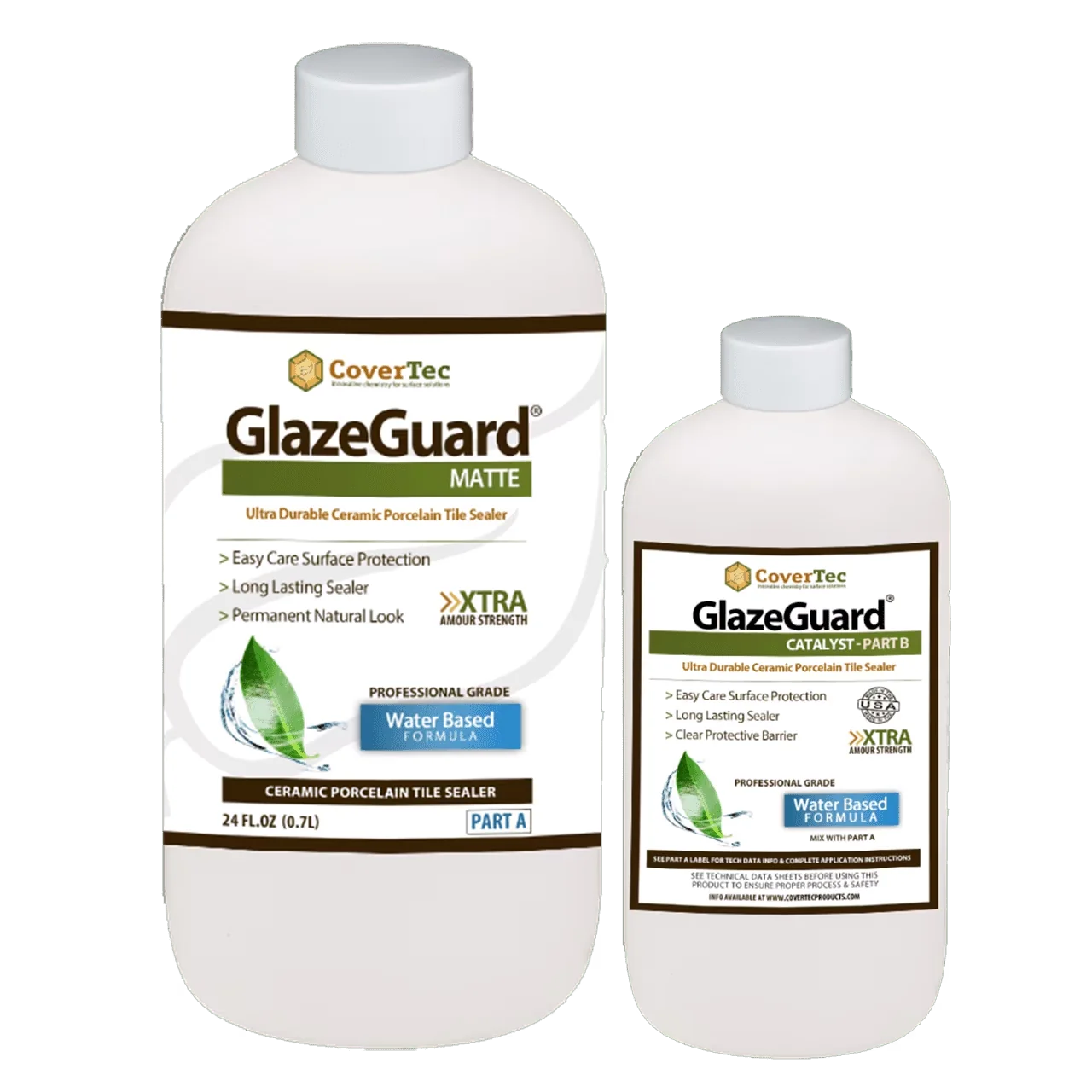 Efficient Building Material with Color: Matte Clear, Dimensions: 14 x 14 x 20 inches, 36 Oz - Ceramic Clear Model 1F8611