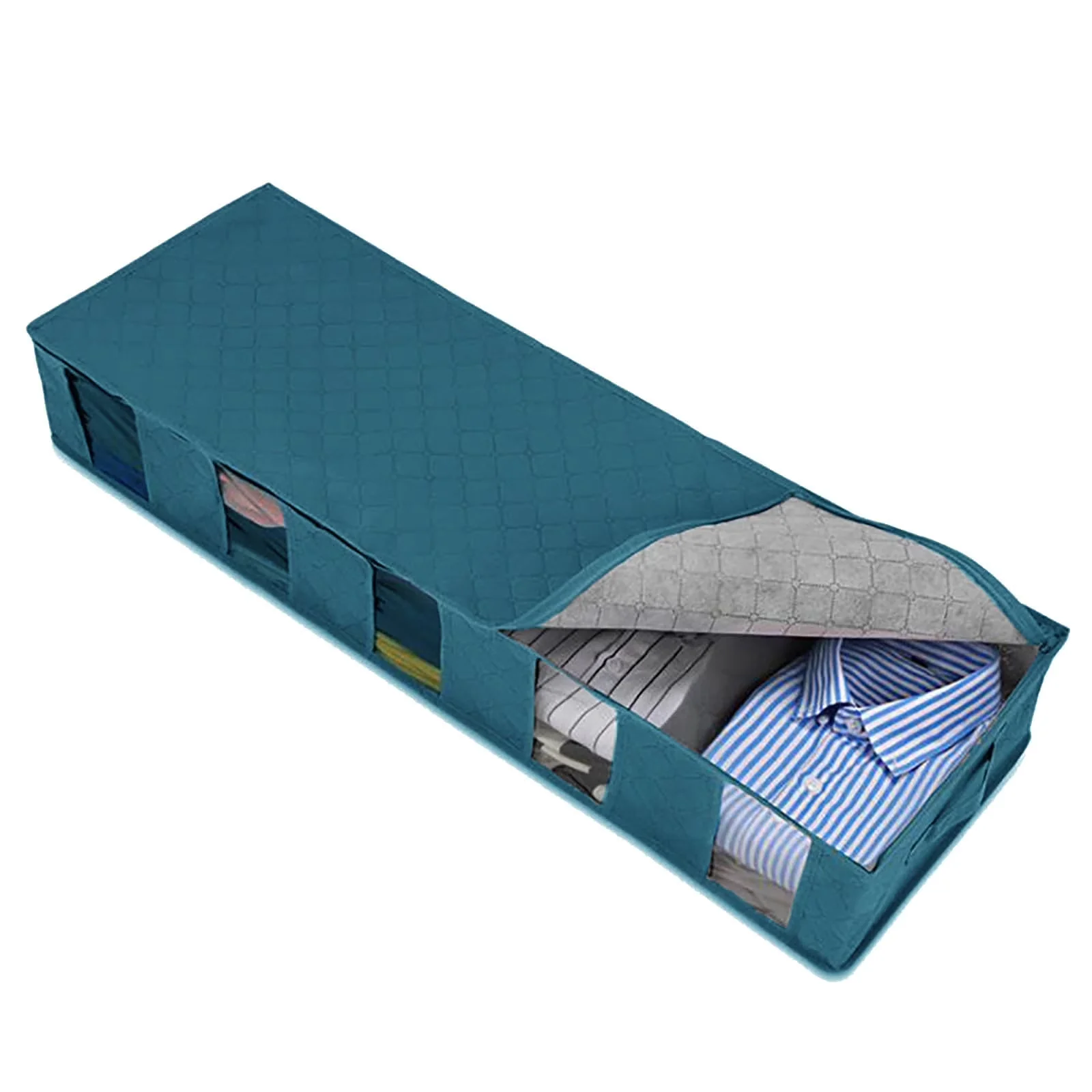 Classic Garage Storage Supply with Home Textiles, 1×Storage Bag - Cotton And Linen Blue Model 90F2D3