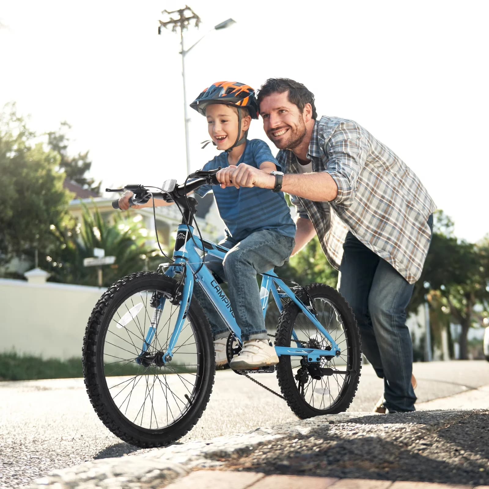 Sleek Mountain Bike with Blue, V Brake, 20in 7 Speed - Blue for Multiple Applications Model D8060E