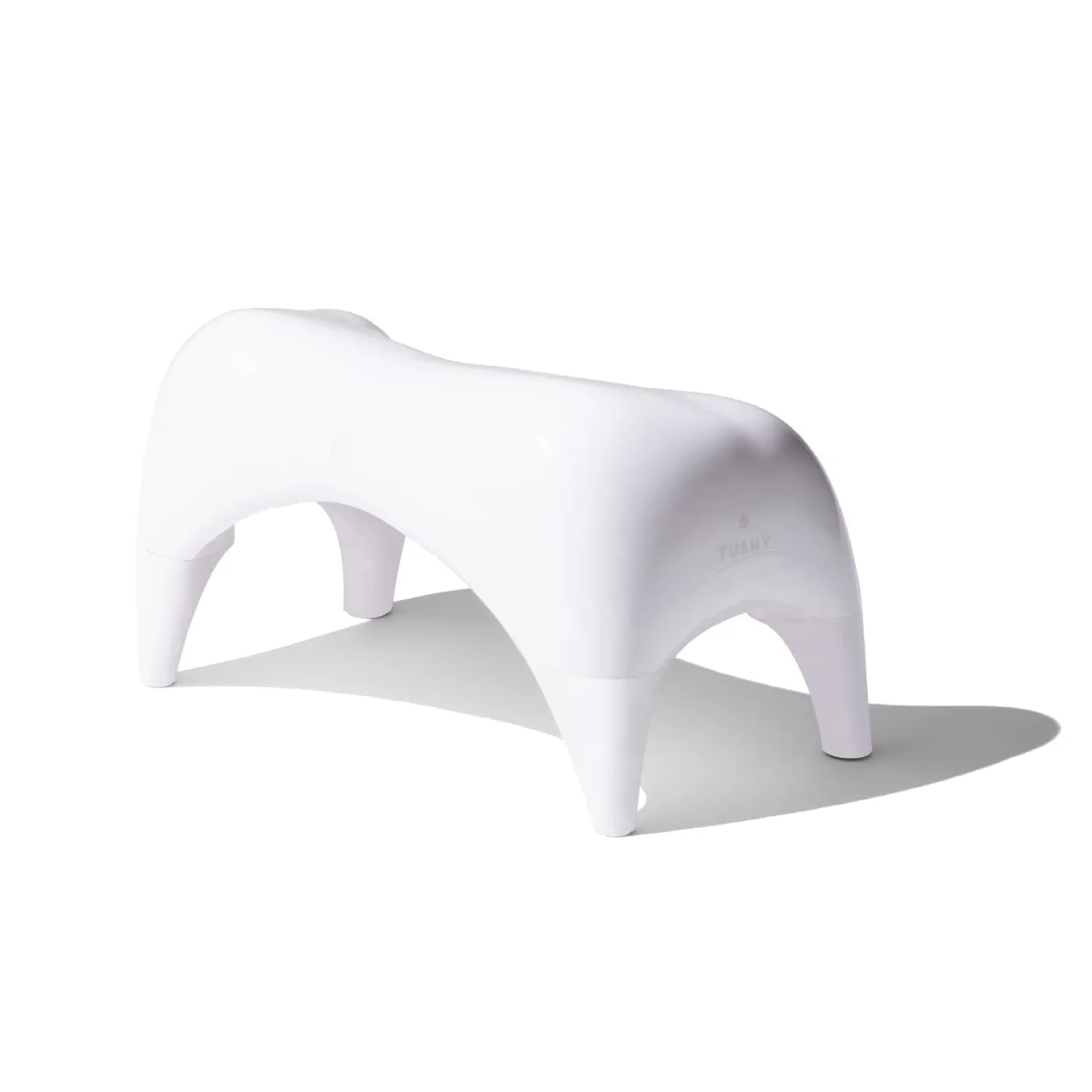 Quality Ladders And Step Stool with Modern, 7.5" Tall, Relieves Constipation - White Plastic Model 2FC655