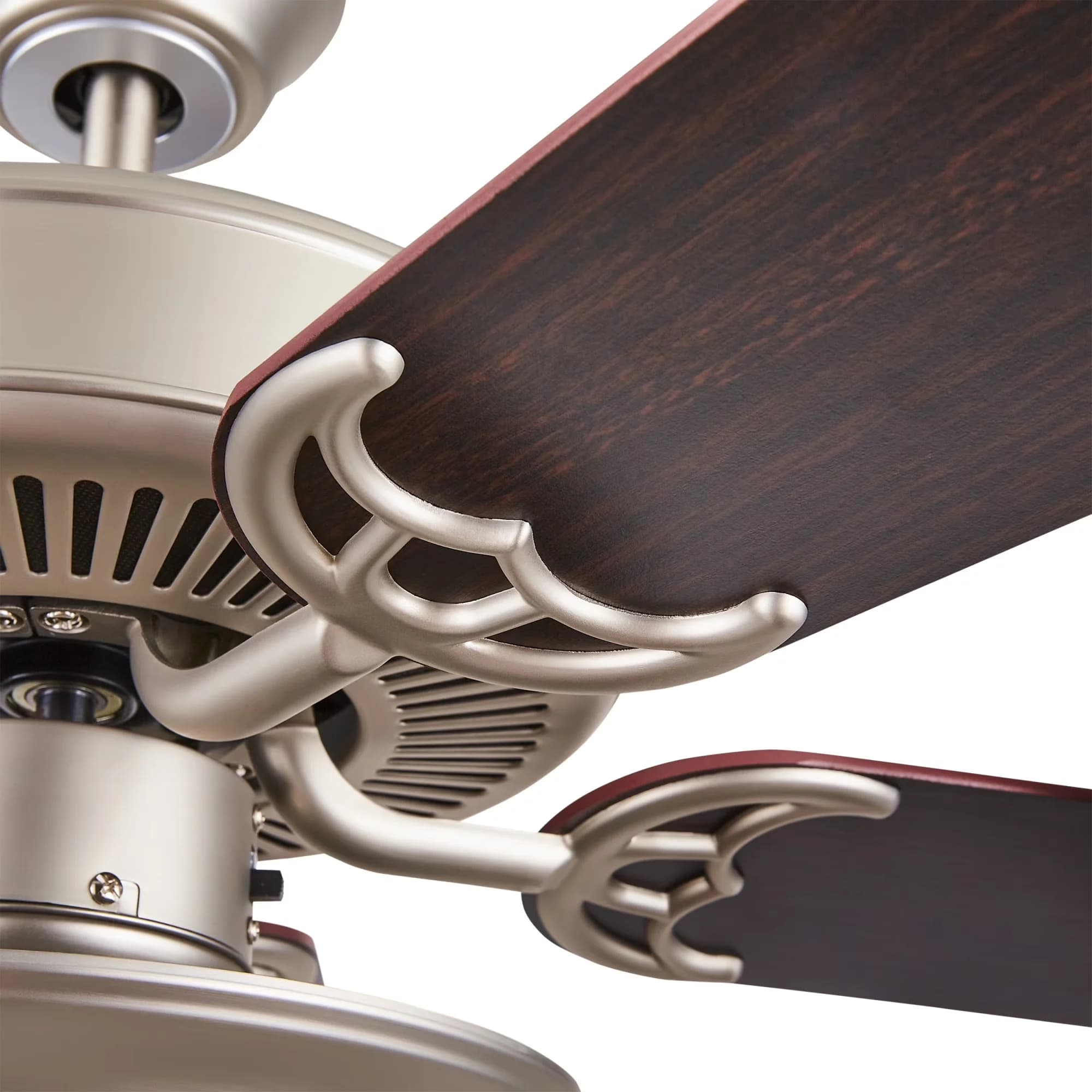 Reliable Ceiling Fan with LED, Traditional, 52 Inch 5 Blade - Glass Black Model 60792F