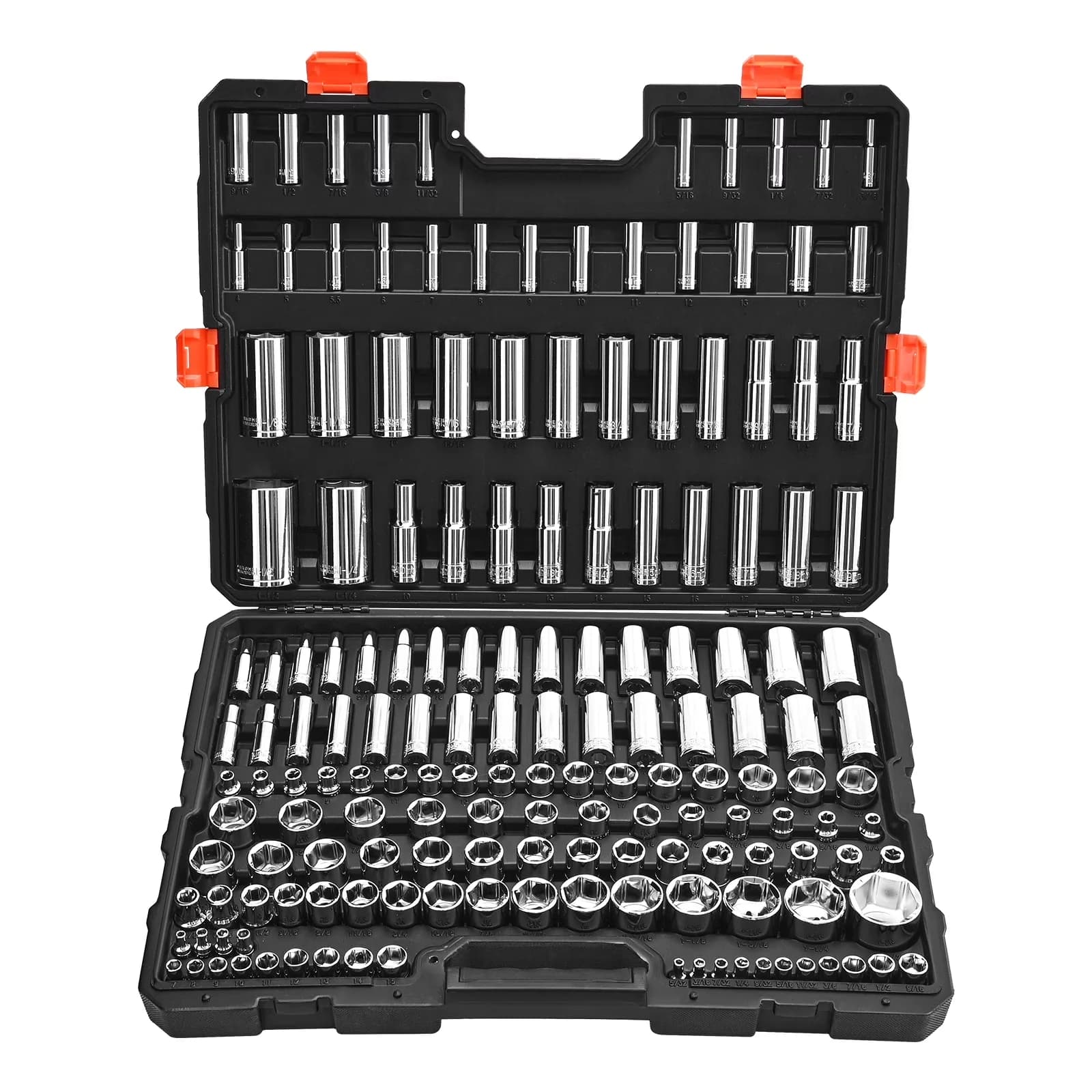 Hand Tool Set Professional with Socket, Mechanic Kit, 163 Pieces - 3/8 Model FE0621