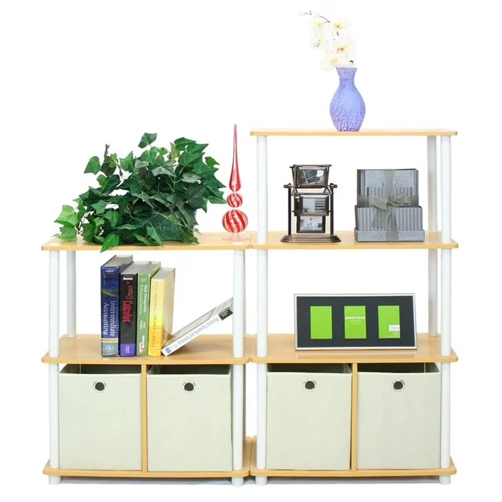 Garage Storage Supply Premium with Modern, Finish: Beech, natural, white, ivory - White Wood Model CABBEA