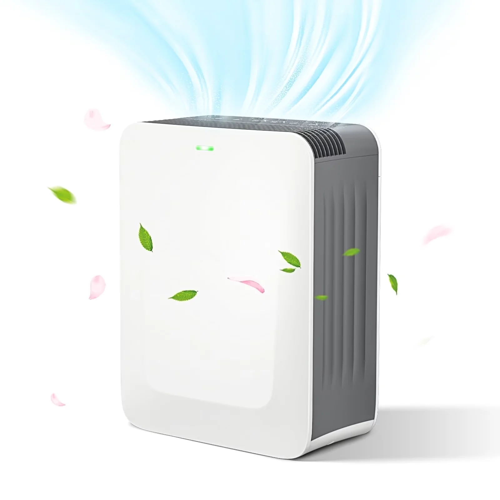 Innovative Air Purifier with Variable Speed, AP-230 H13 True HEPA - White for Large, Rooms Model BE1400