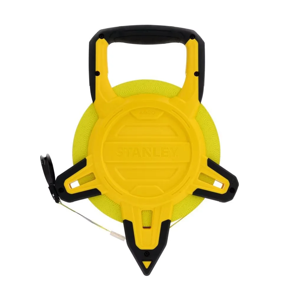 Modern Measuring Layout with Durable, Reinforced blade end for long life, End loop for easy pulling and anchoring - Fiberglass Yellow Model 96DE9A