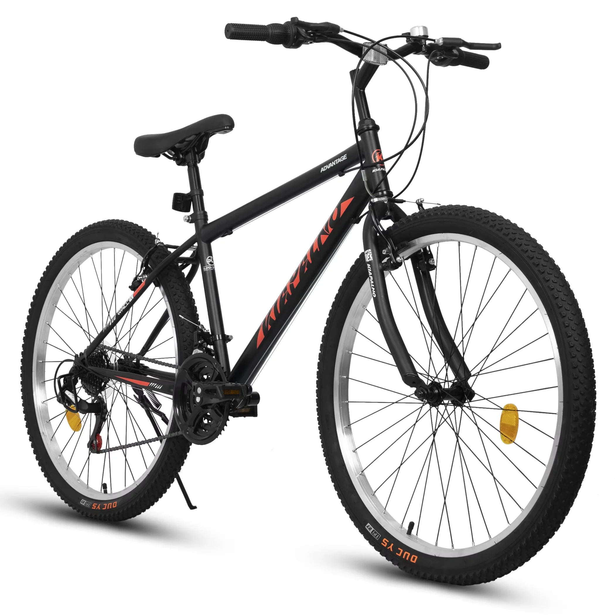 Durable Mountain Bike with Lightweight, Age Range (Description) : 10+ Years Old, Frame Material: Alloy Steel - Black Model 85B0FB