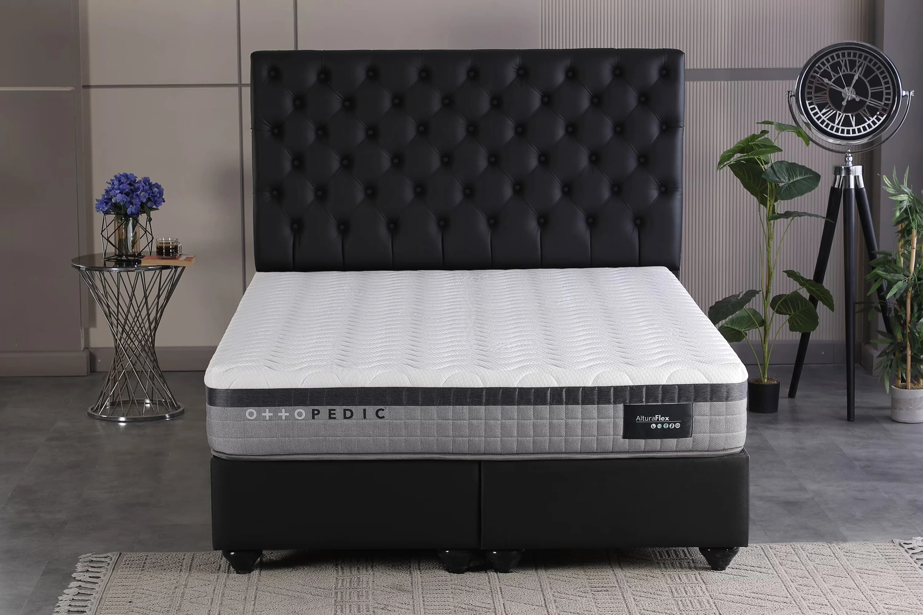 Modern Mattresses Accessory with Mattress-In-A-Box, Breathable Construction, Stain Resistant - Foam Model D8E1A1