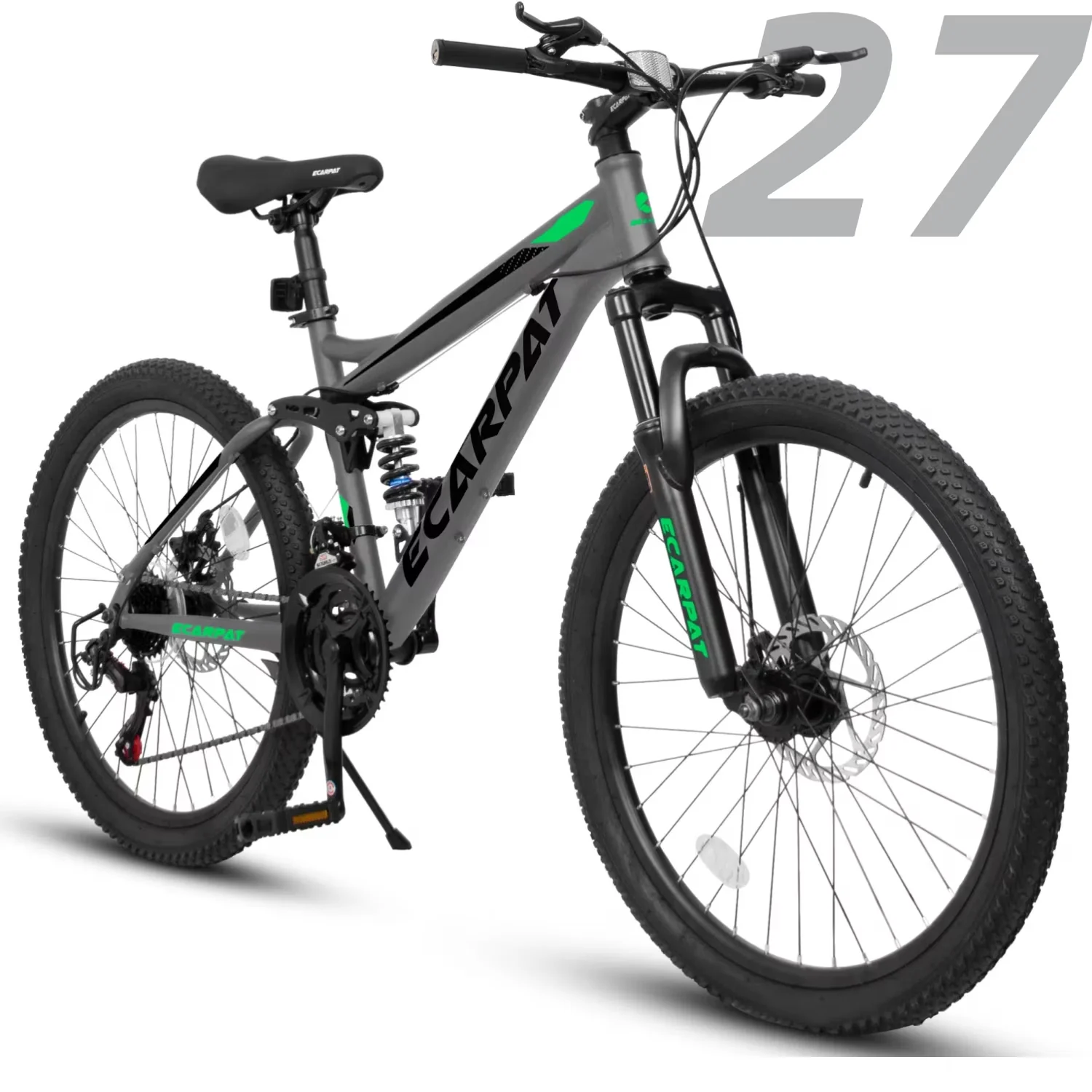 Durable Road Bike with Adjustable Seat, Adjustable Seat Height, Adjustable Speed - Gray for Outdoor Model 8204FD