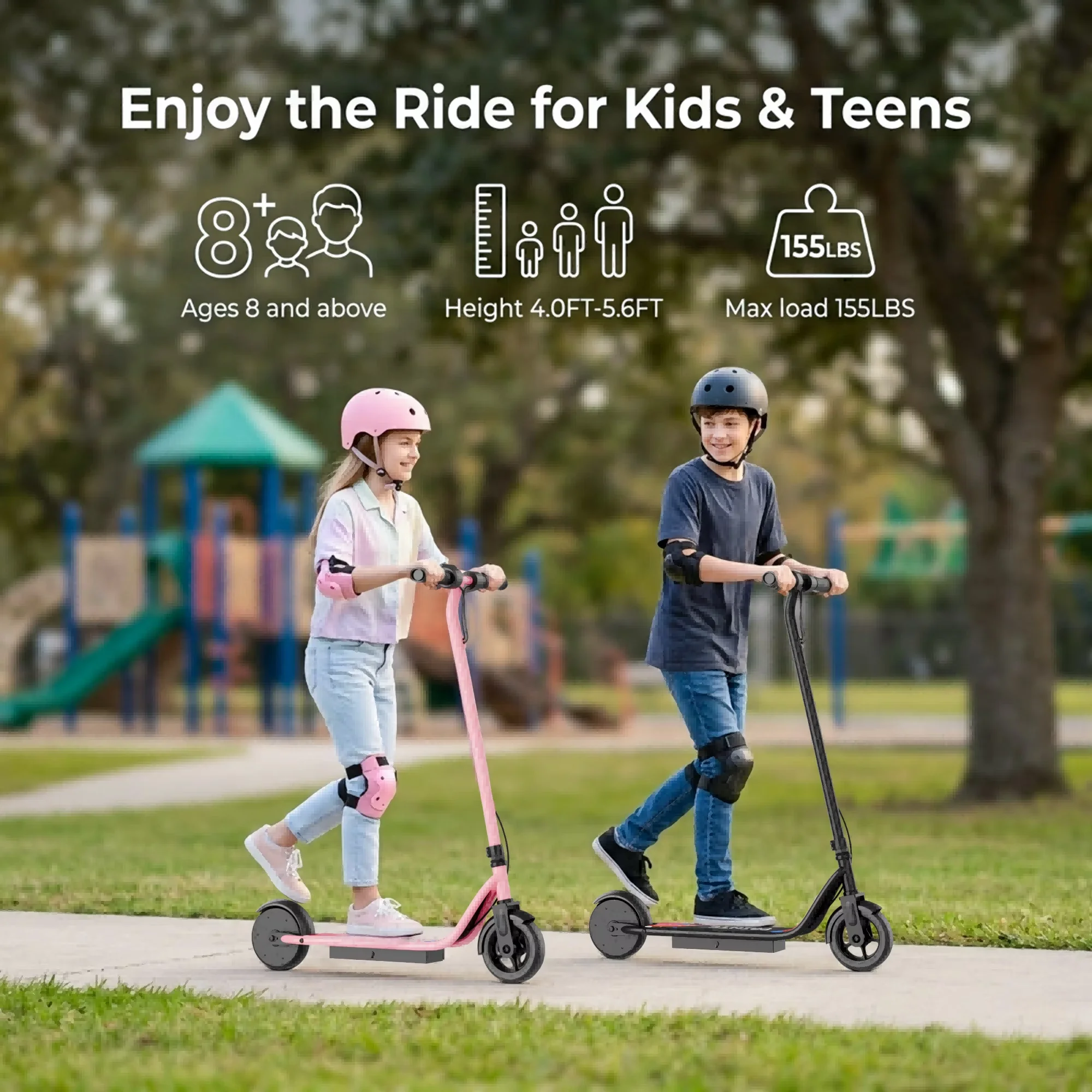 Efficient Scooter with 250W, Portable, Battery: 25.5V 4.4 Ah - Pink Iron Model 0CD8FE
