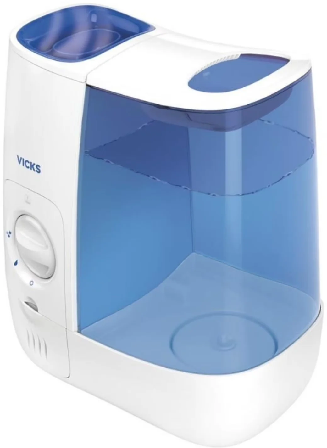 Professional Humidifier with Automatic Shut-Off, Color: Blue/White, 1 gal 200 sq ft Manual - Model 71F81D