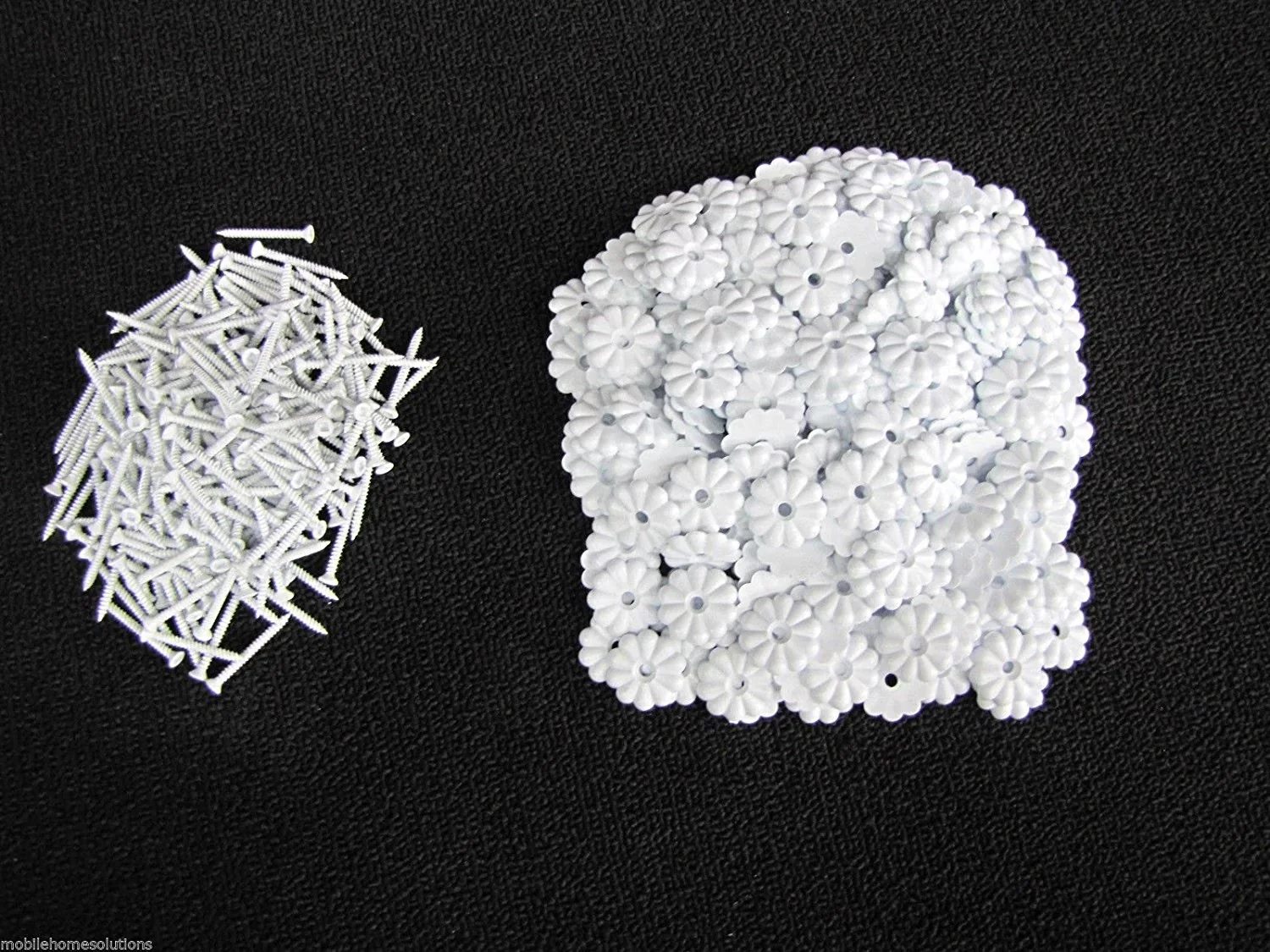 Building Material Durable with Key Features:, Includes: 250 - 1-1/2" R20 White Screws. - Plastic White Model 456D1F