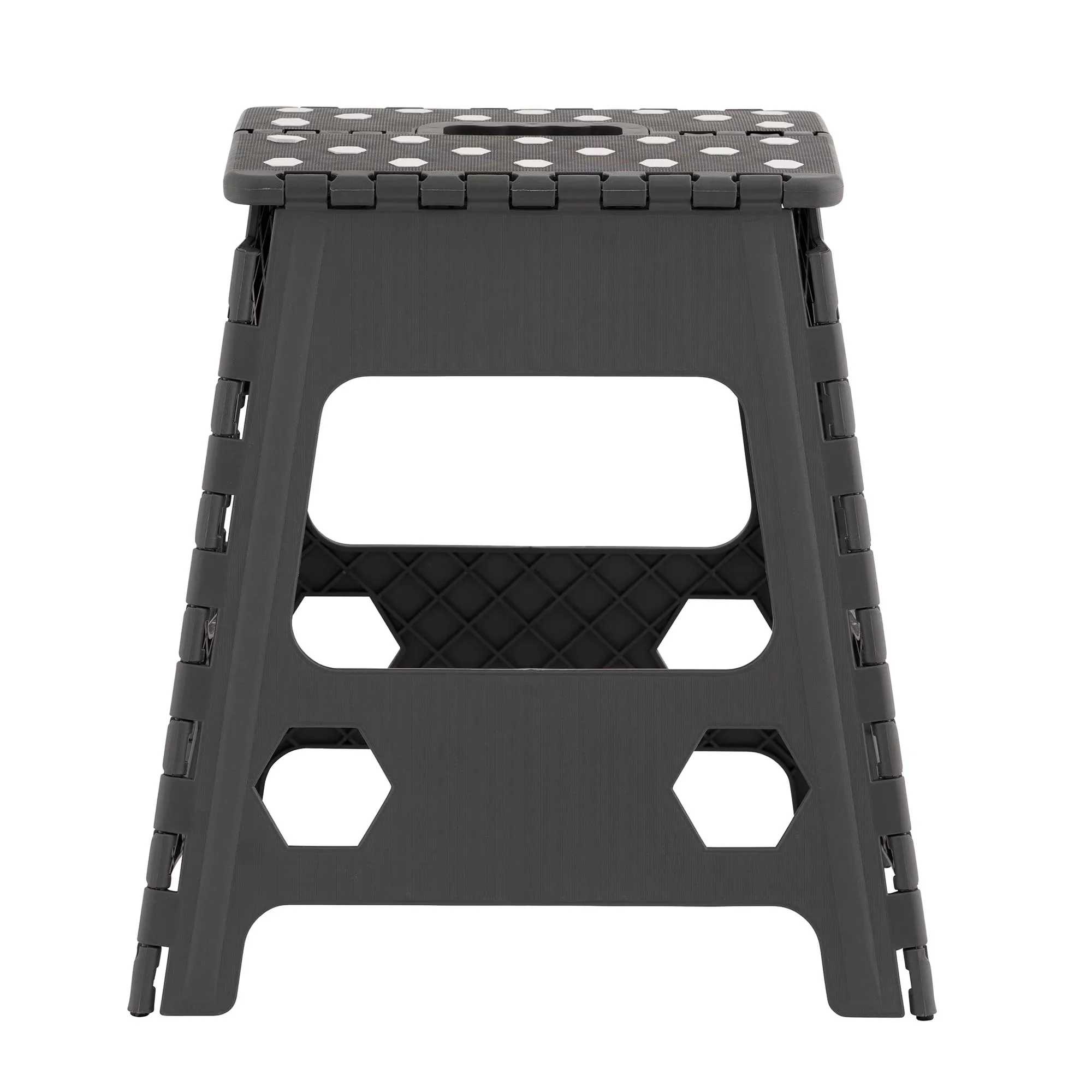 Professional Ladders And Step Stool with Foldable, Anti-Slip Surface 15" (Grey) - Plastic Blue Model 23149A