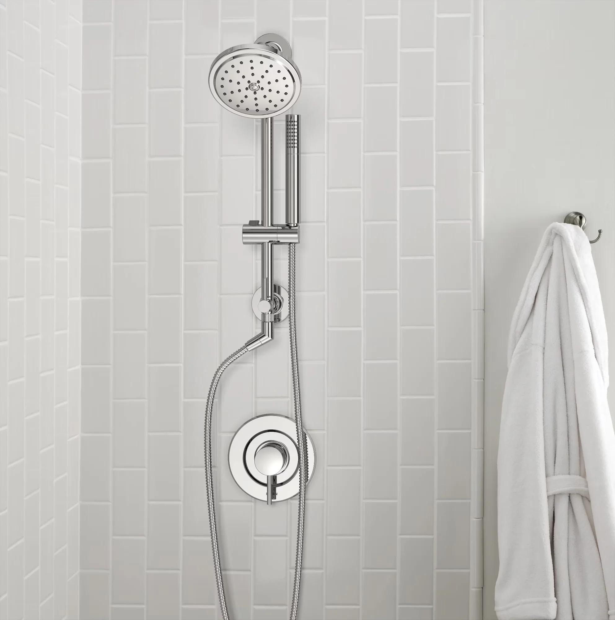 Shower Head Premium with Adjustable, Annex Collection - Metal Gold TS3661 Model 6ED9AC