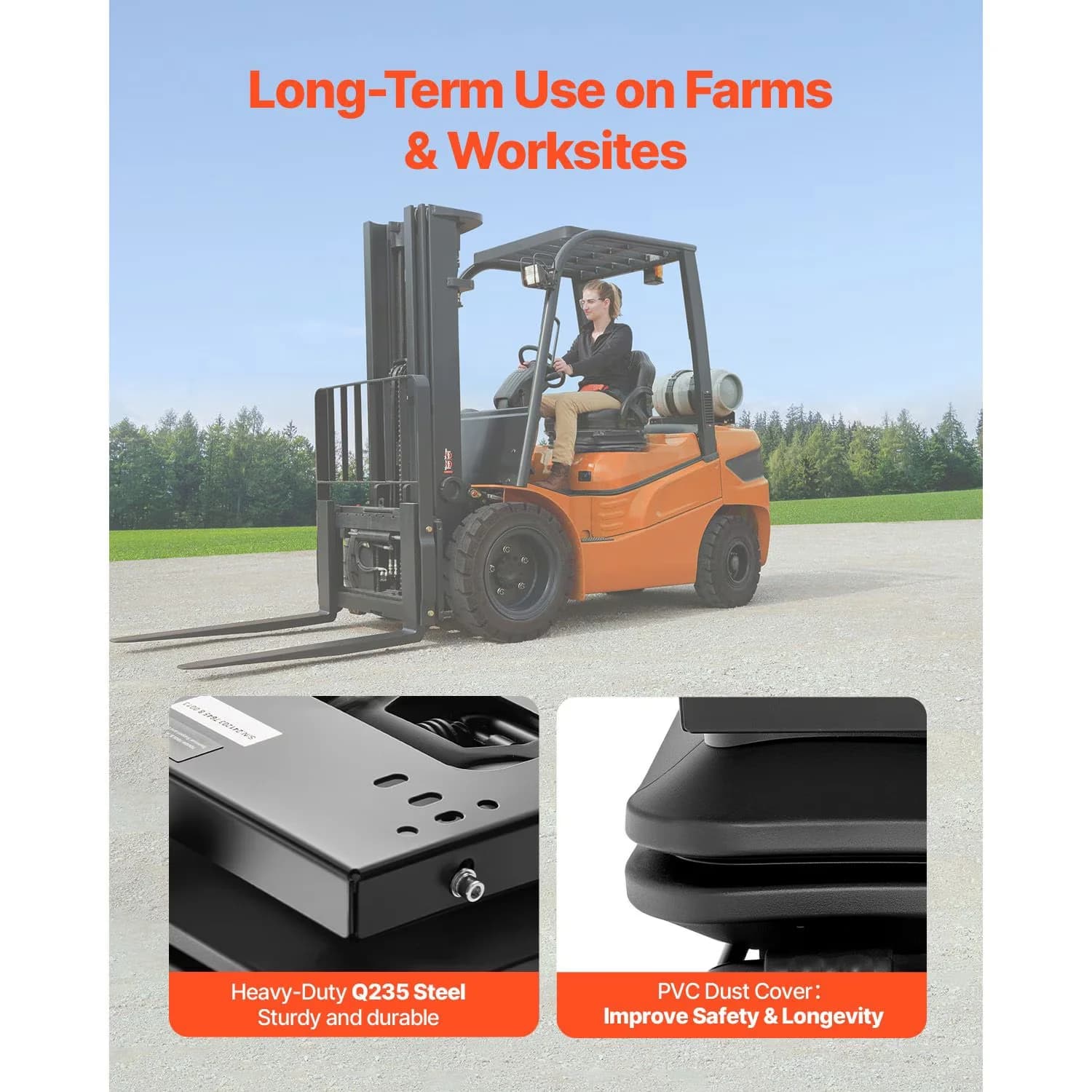 Riding Lawn Mower Innovative with Universal Seat Suspension Kit, Fits Most Models, Slider Track & Dust Cover - Model 3F7724