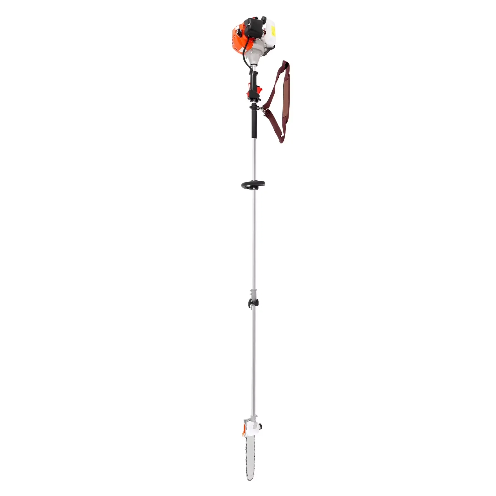 Quality Pole Saw with Gas Pruner Tree Trimming Cutting Tool, 52CC 2-Stroke Gas-Powered Chain - Model B9590D