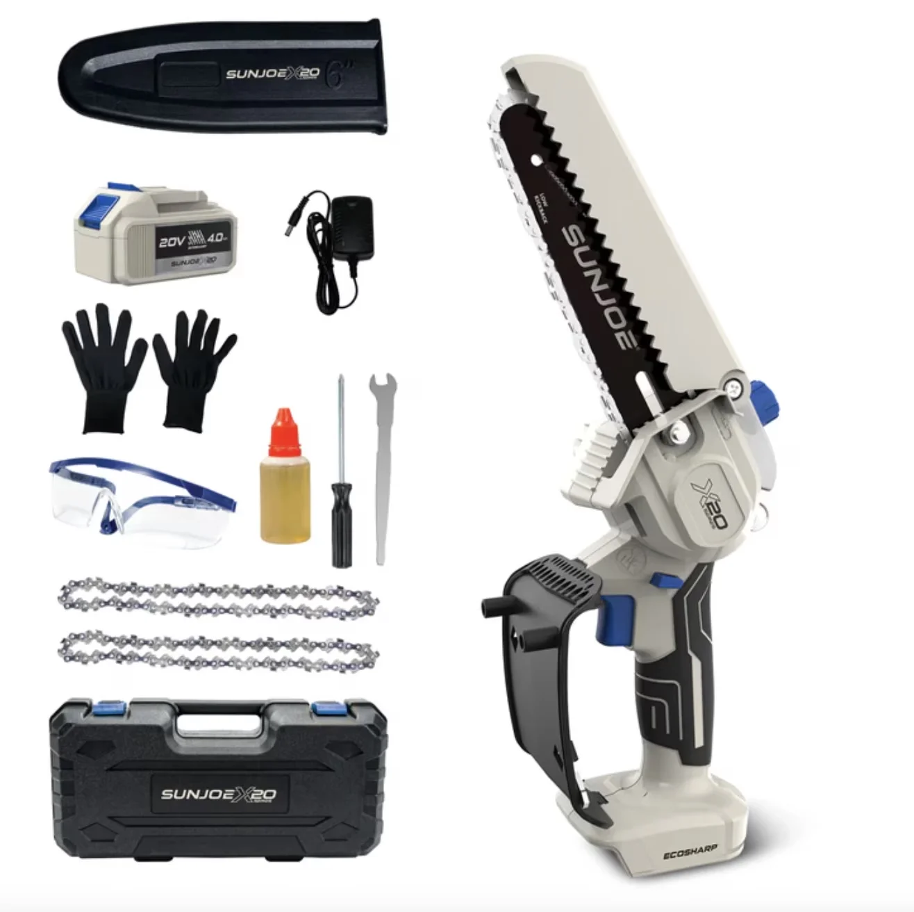 Compact Chainsaw with Battery, 20V - Black - Rustic Charm Model B95B64