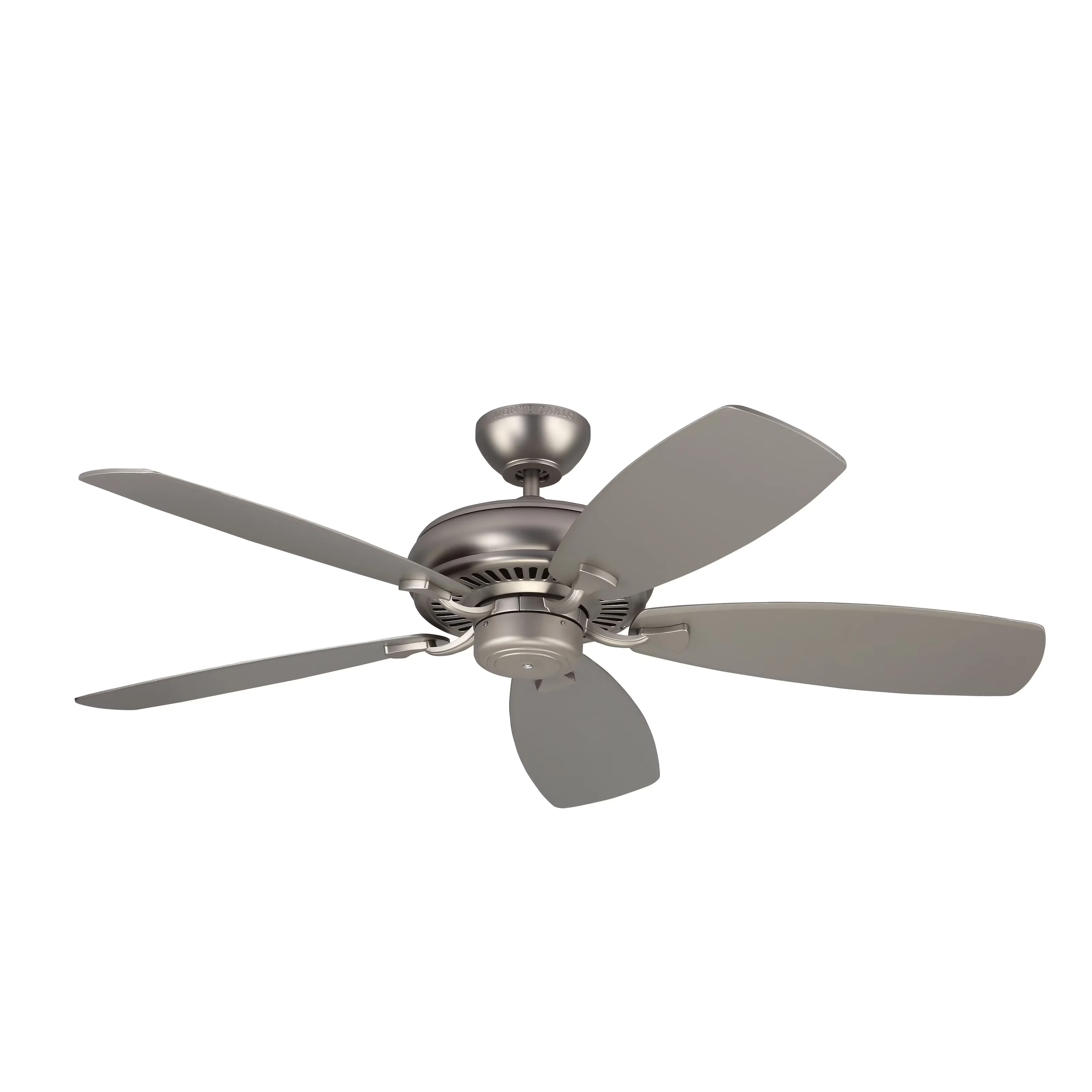 Premium Ceiling Fan with Traditional, Light Cast Max 52 in. - Silver 5LCM52 Model 02B8EF