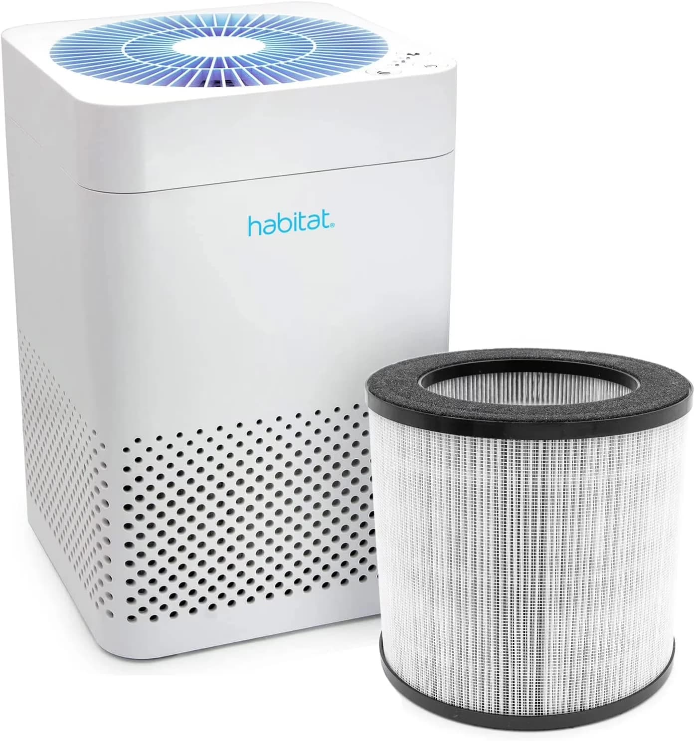 Quality Air Purifier with Filter Change Indicator, Covers Up to 900ft², Realtime Quality Sensor - White Model D6280D