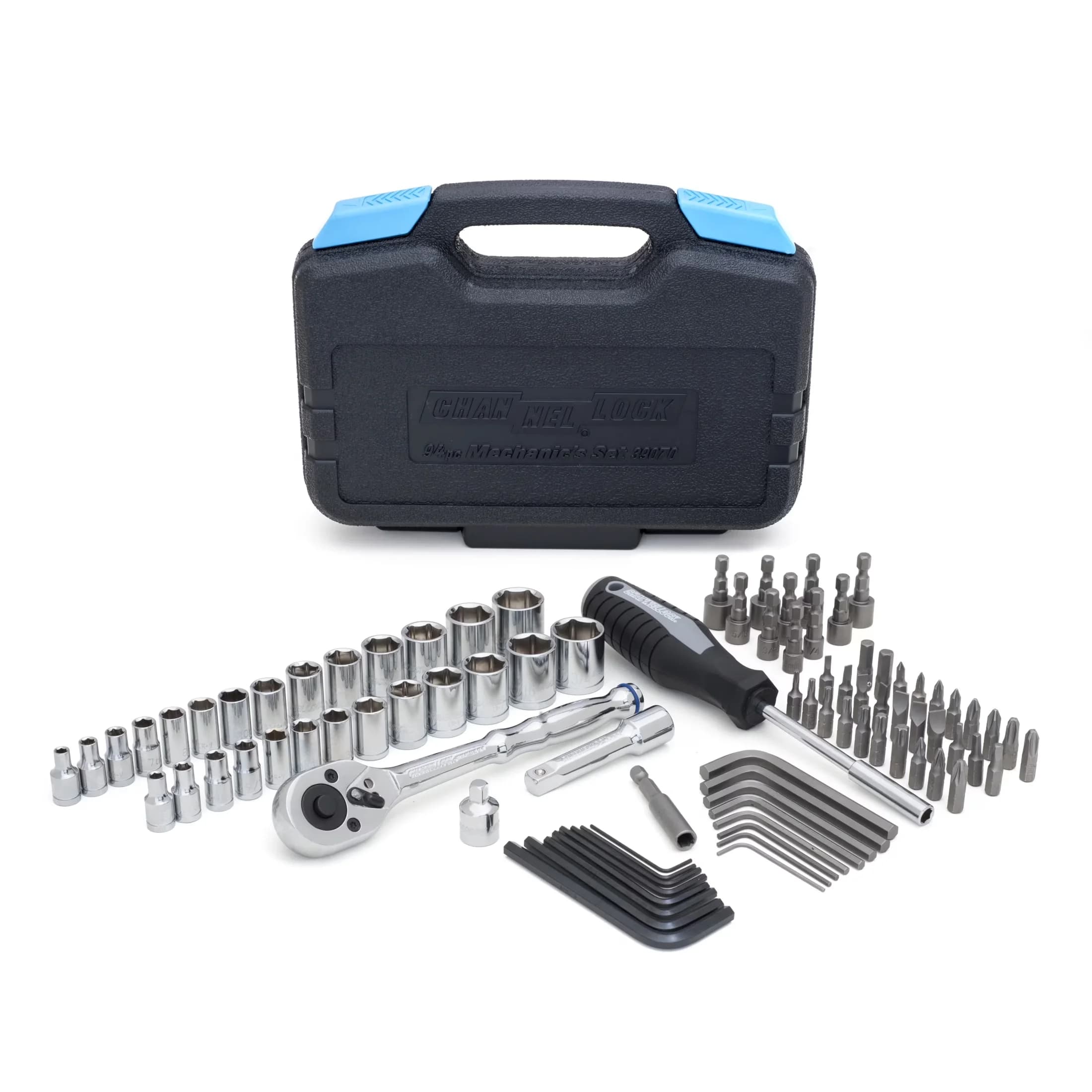 Premium Hand Tool Set with Magnetic, 94 pieces (39070) - Chrome Vanadium Silver Model 747CE1