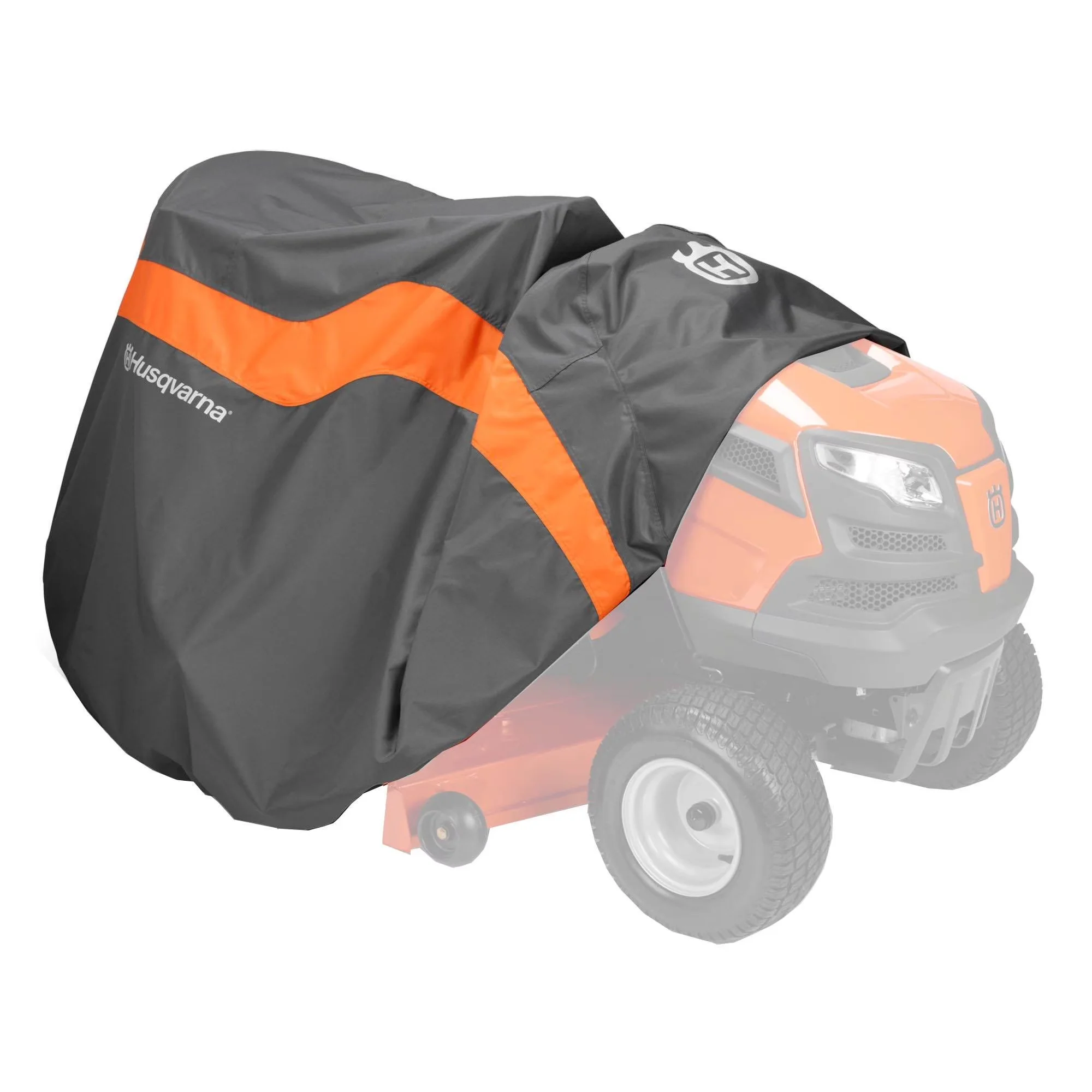Quality Riding Lawn Mower with Adjustable Cutting Height, 54" Deck Tractor Heavy Duty Tarp Cover | - Model B0D398