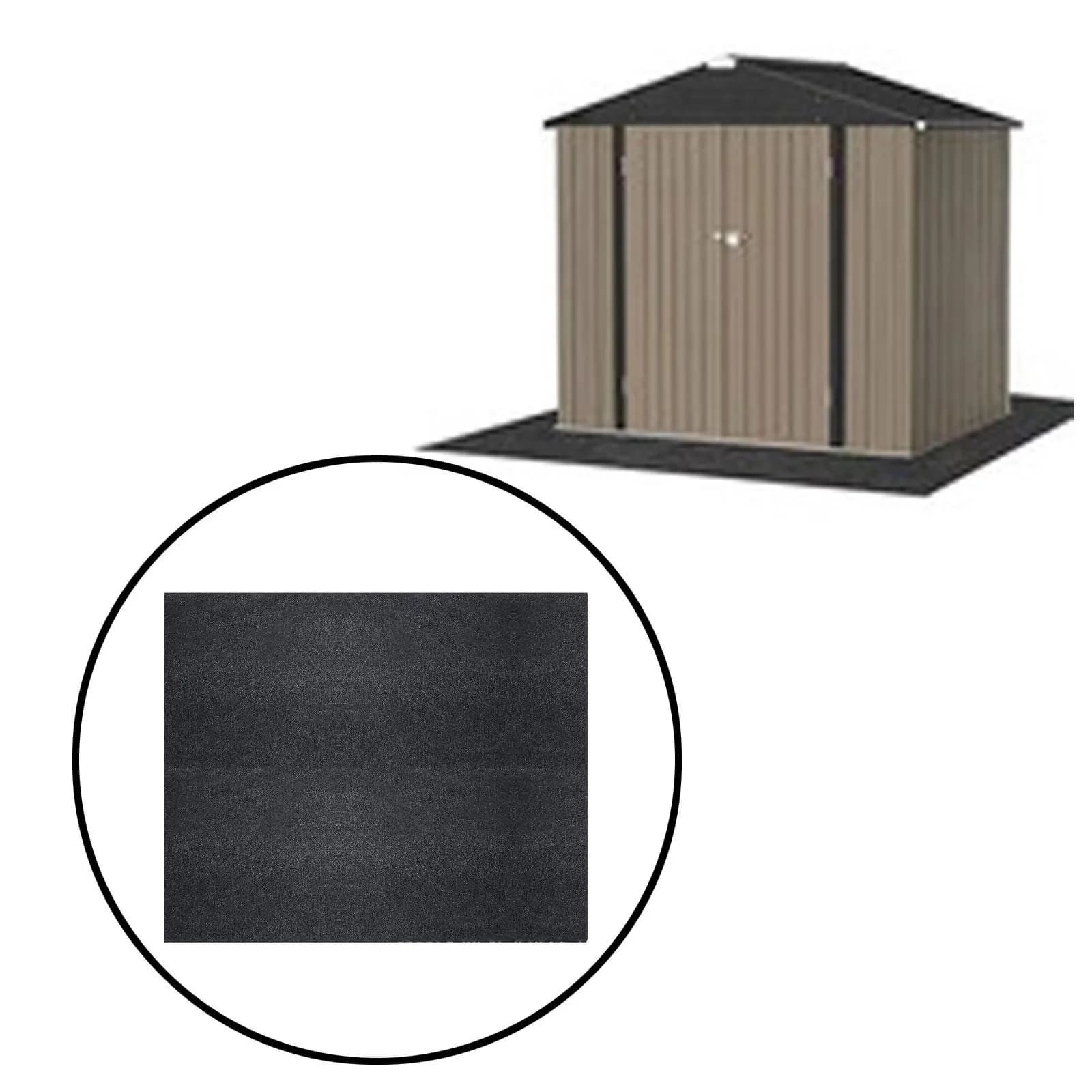 Durable Grey Vinyl Flooring Vinyl Plank Flooring with Waterproof - Dark Gray Cloth for Garden, Patio Model FD3653