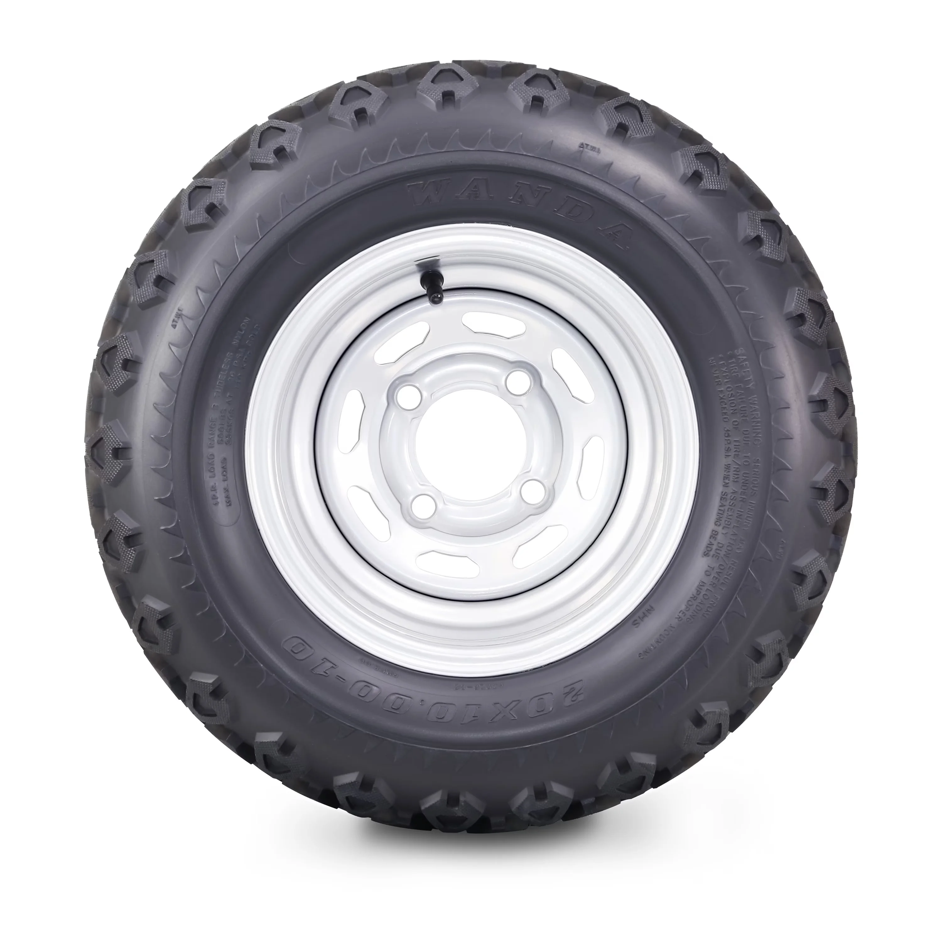 Innovative Golf Cart Tire with Smooth, & Wheel Assembly 20X10-10 - Long-Lasting Performance Model D5247B