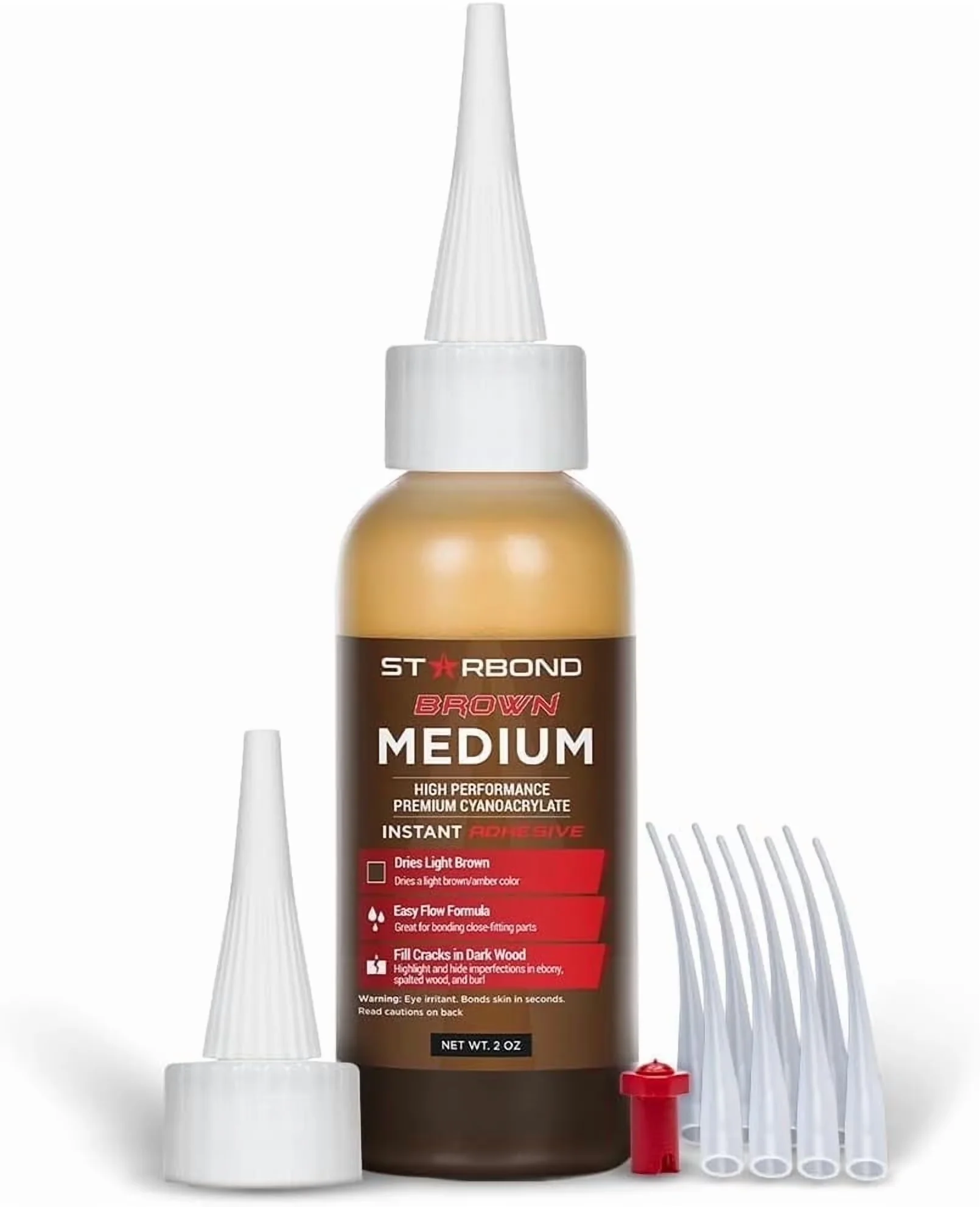 Sleek Adhesives Glues In Paint Supplies Tool - Brown 2 oz Light for Multiple Applications Model 98F4BC
