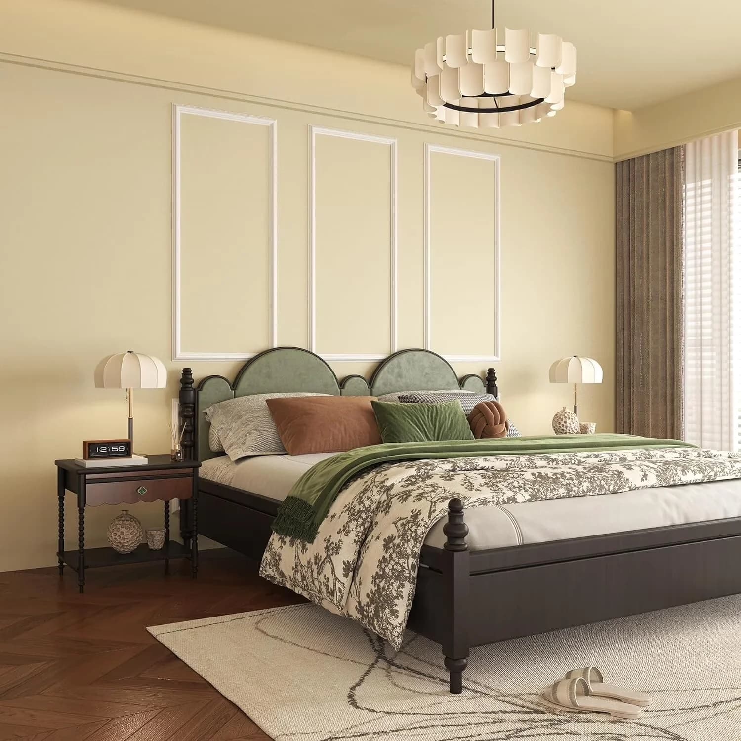 Modern Wallpaper Wall Decals Wall Covering with Key Features - White 29.2"x7.9"x5.3" Model 6C2B51