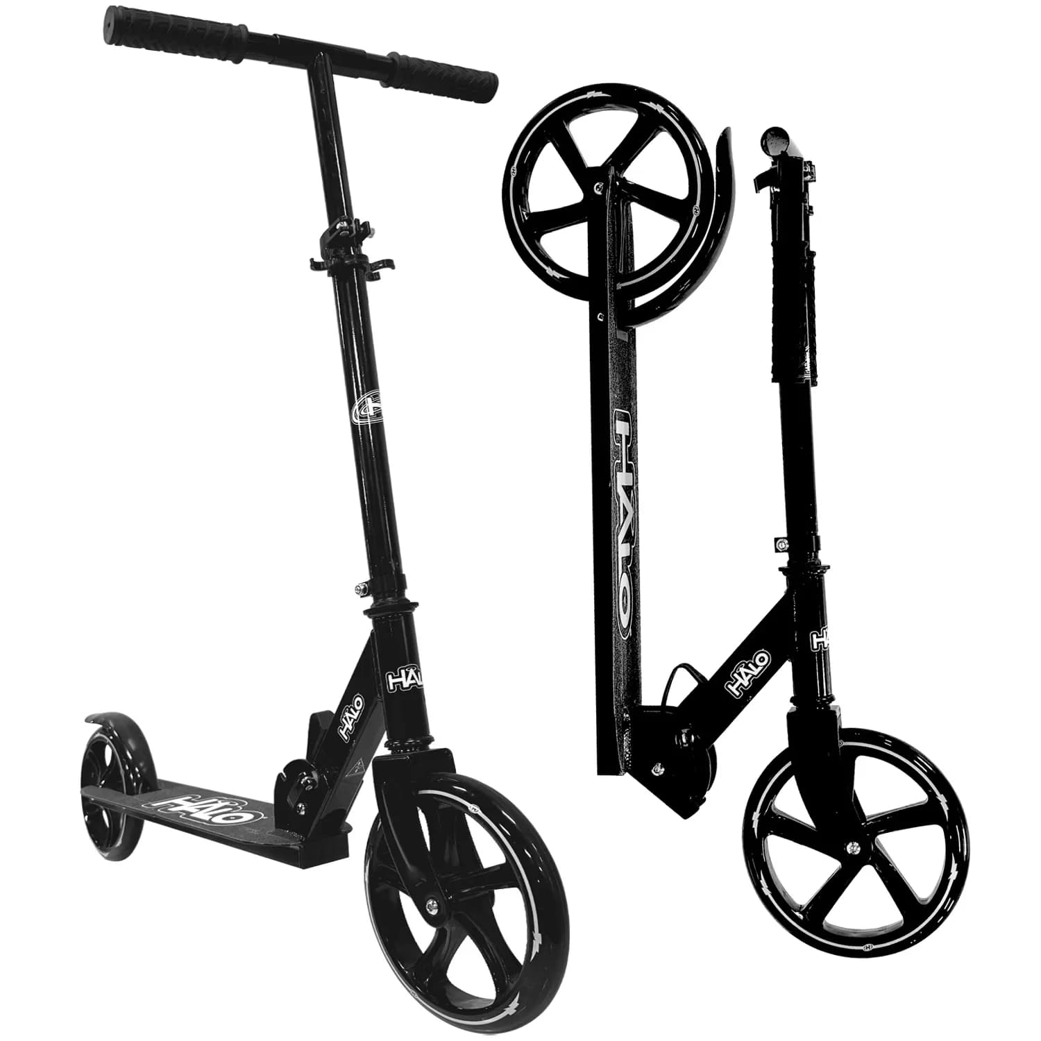 Scooter Durable with Lightweight, Foldable, Portable - Black Aluminum Supreme Model 1B48EB