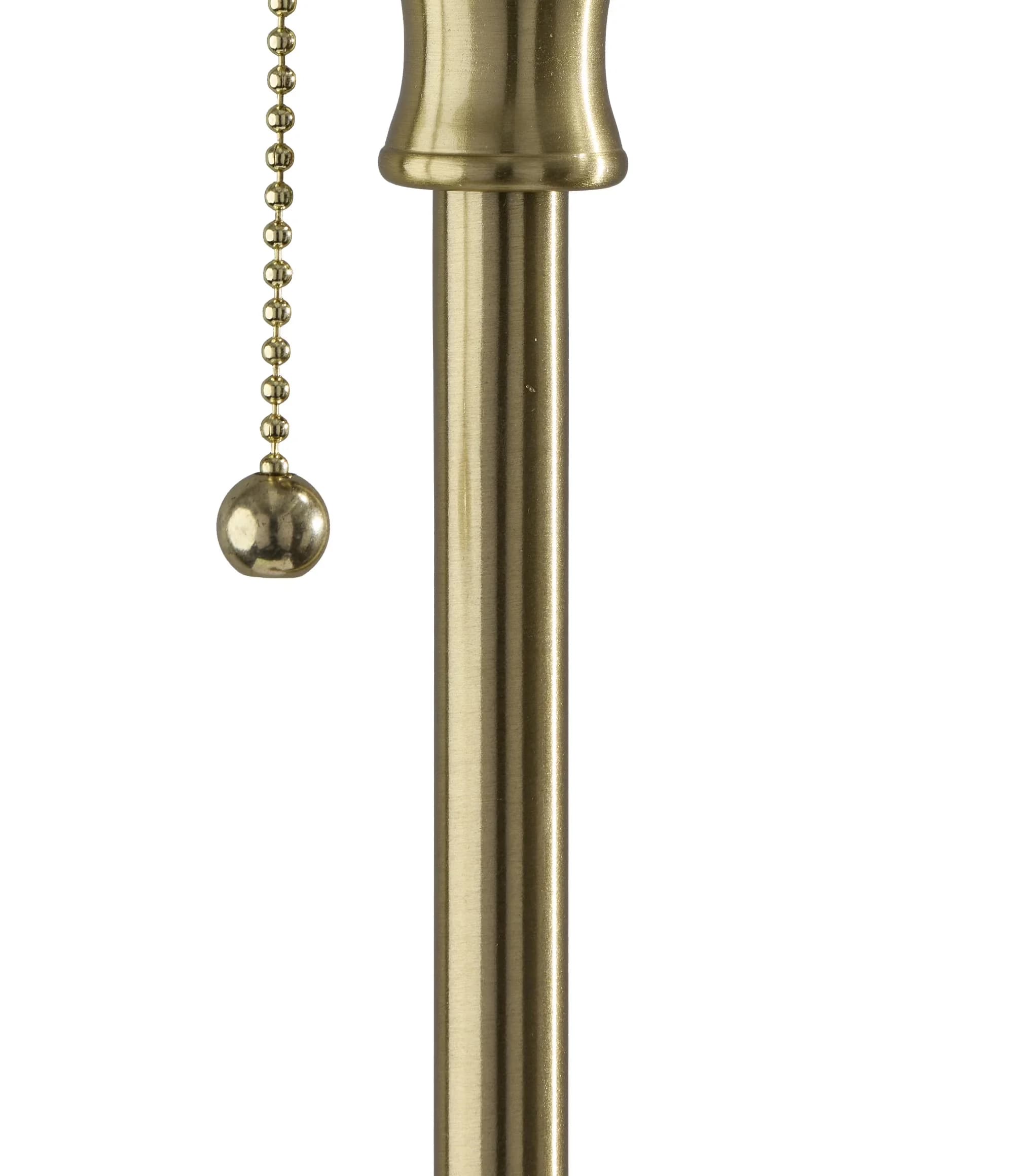Premium Lamp with LED, Standard Lamps, 59.5" Gold Stick Floor - Metal, Fabric Gold Model BF38DE